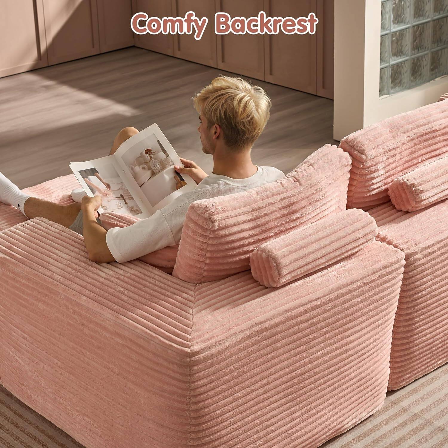 Sectional Cloud Couch for Living Room