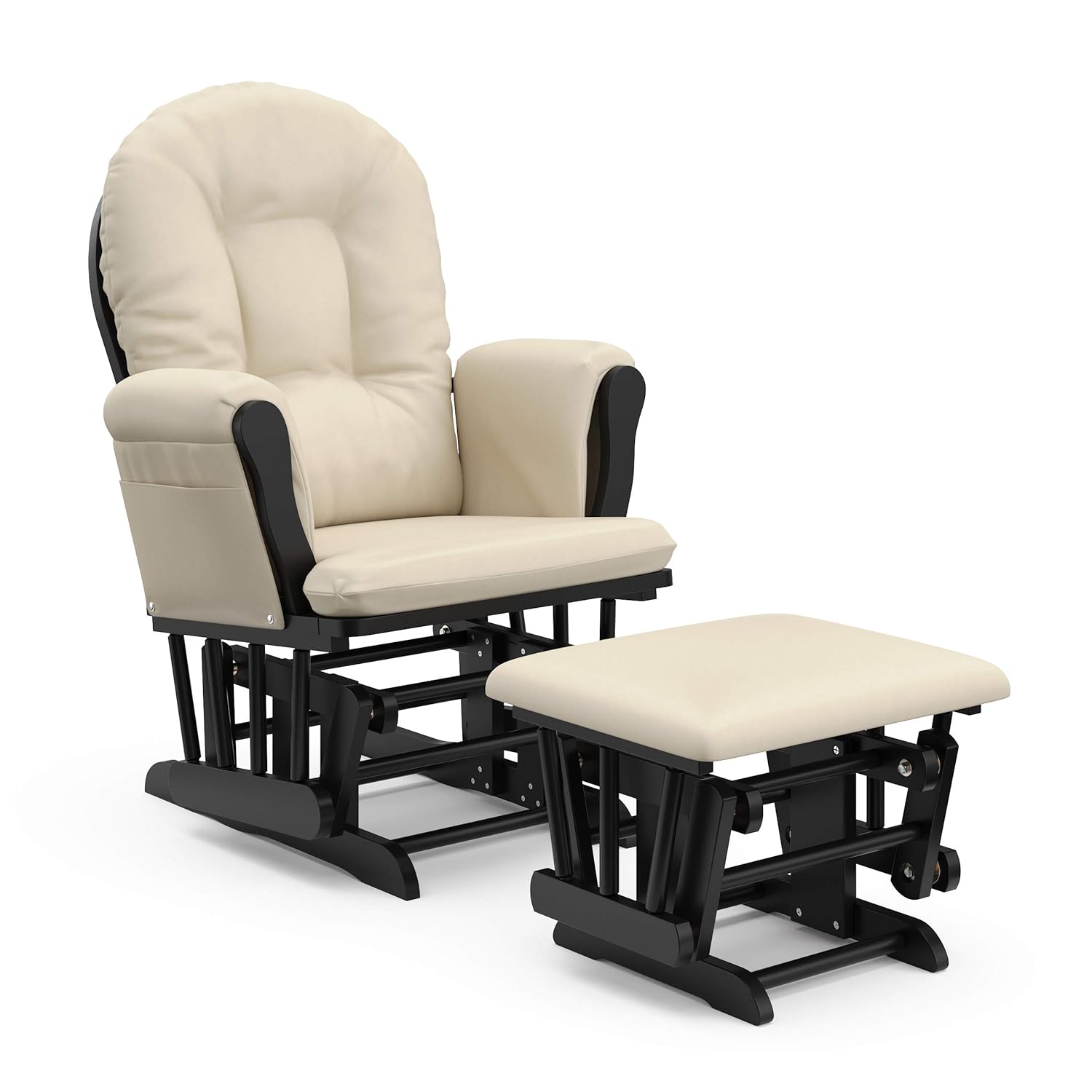 Storkcraft Premium Hoop Glider & Ottoman