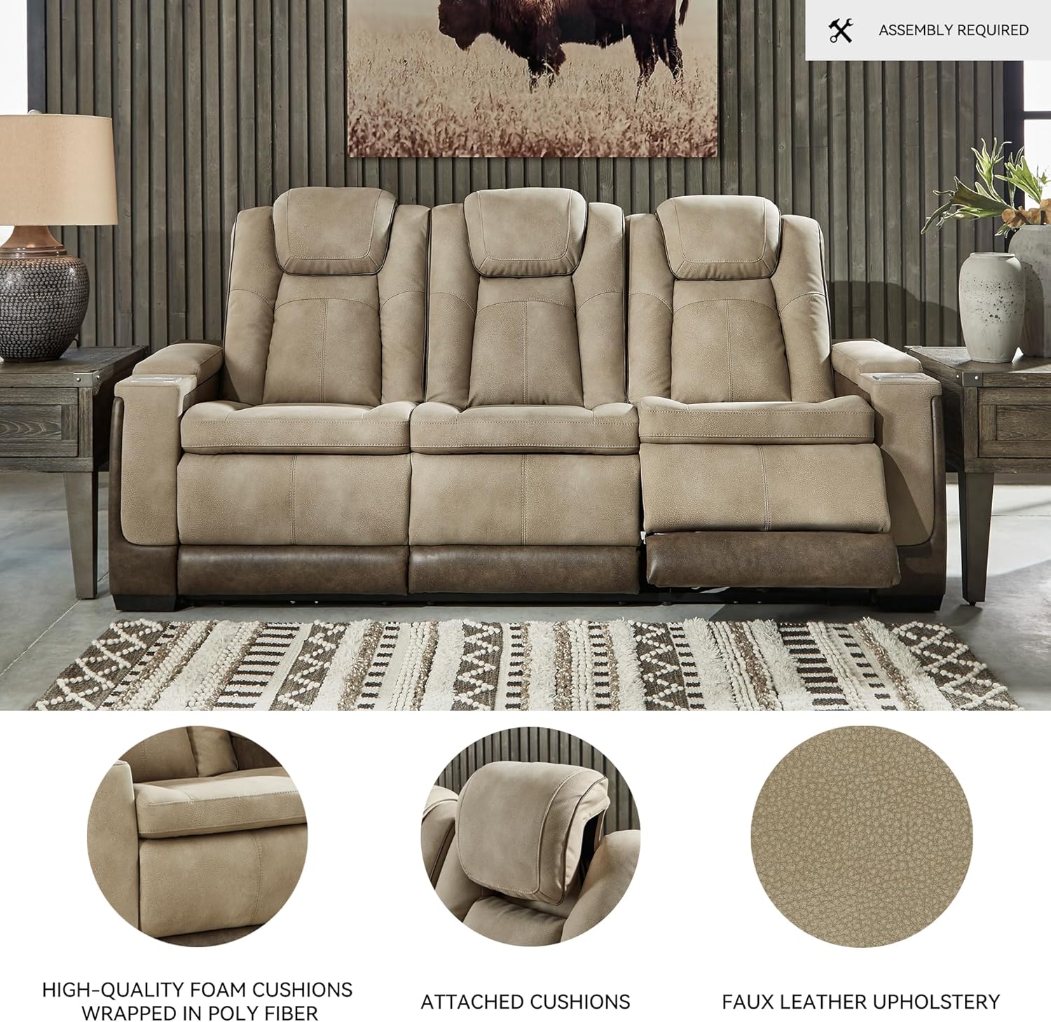 Signature Design by Ashley Next-Gen DuraPella Power Reclining Sofa