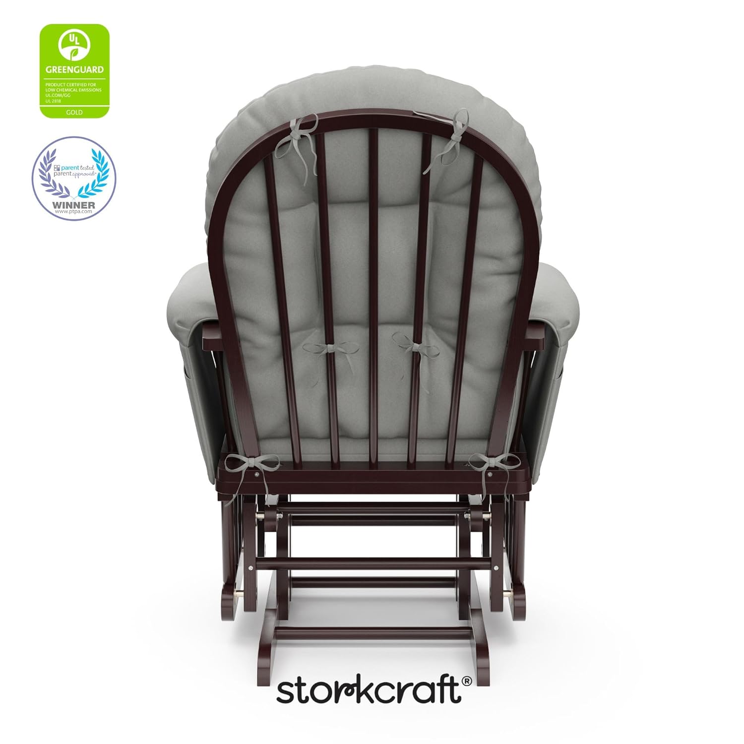 Storkcraft Premium Hoop Glider & Ottoman