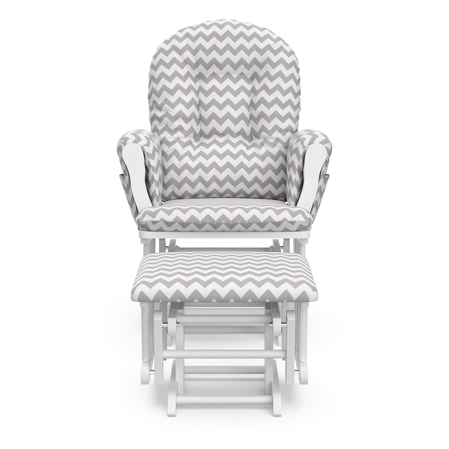 Storkcraft Premium Hoop Glider & Ottoman