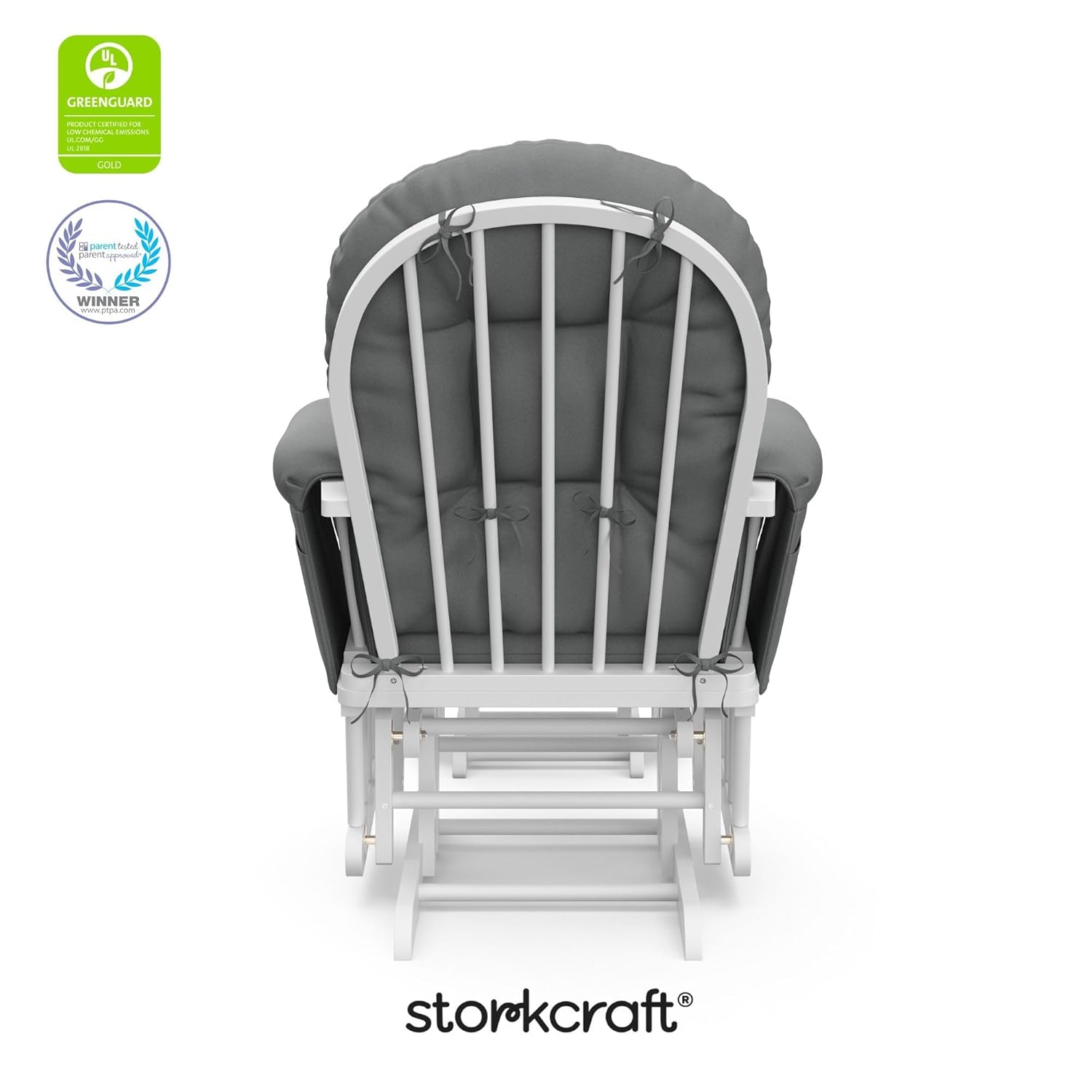 Storkcraft Premium Hoop Glider & Ottoman