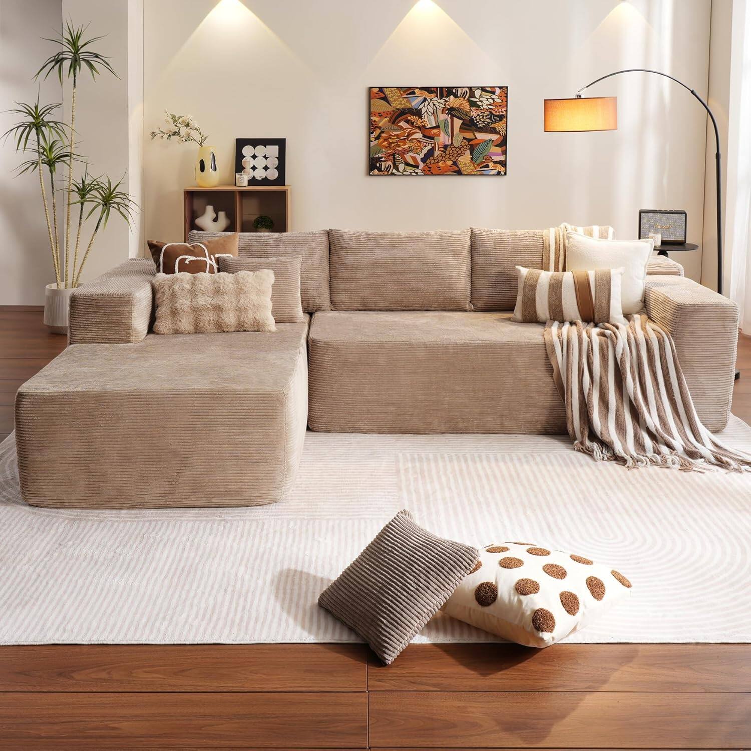 Sectional Cloud Couch for Living Room