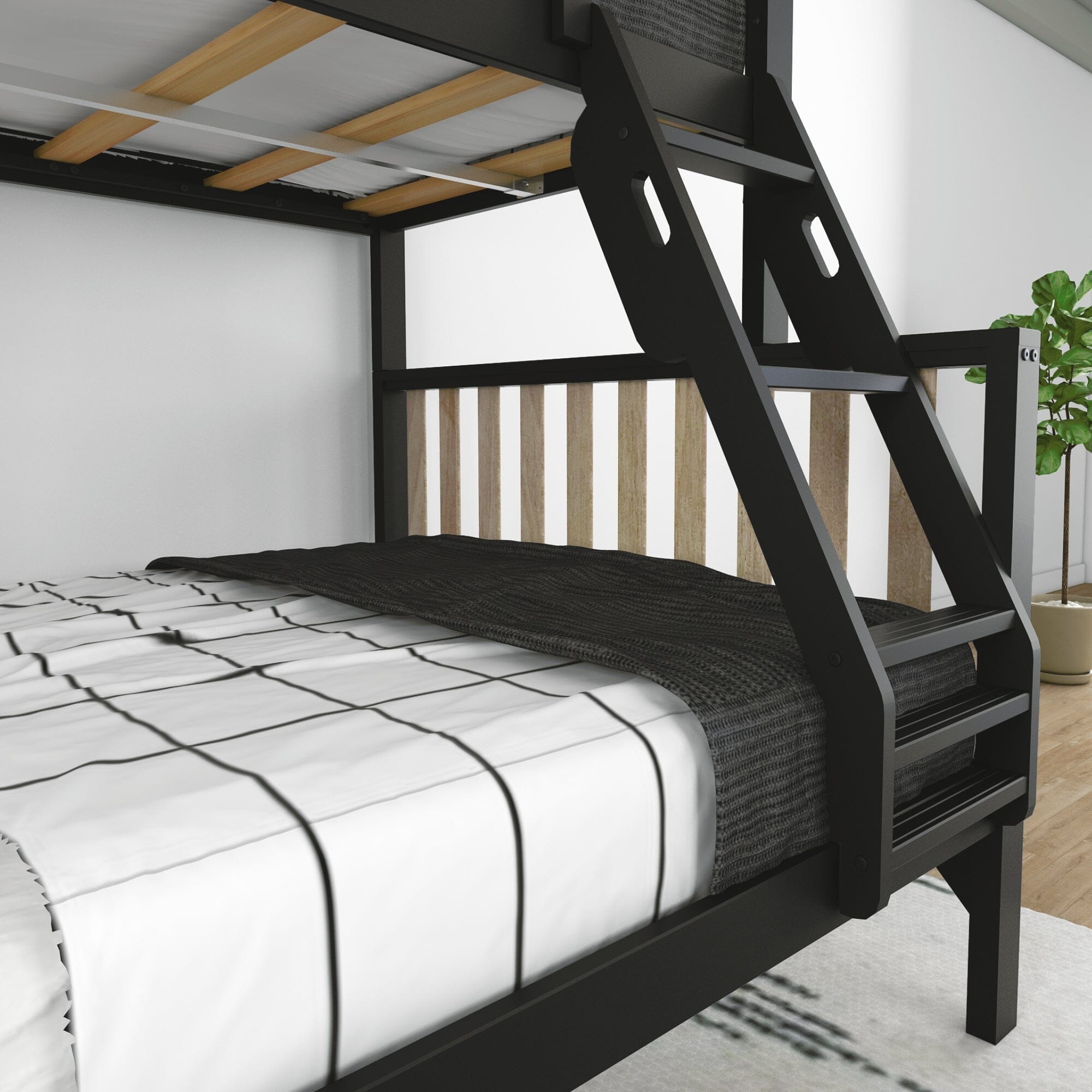 🎄Store Closing Sale💖Scandinavian Twin over Full Bunk Bed