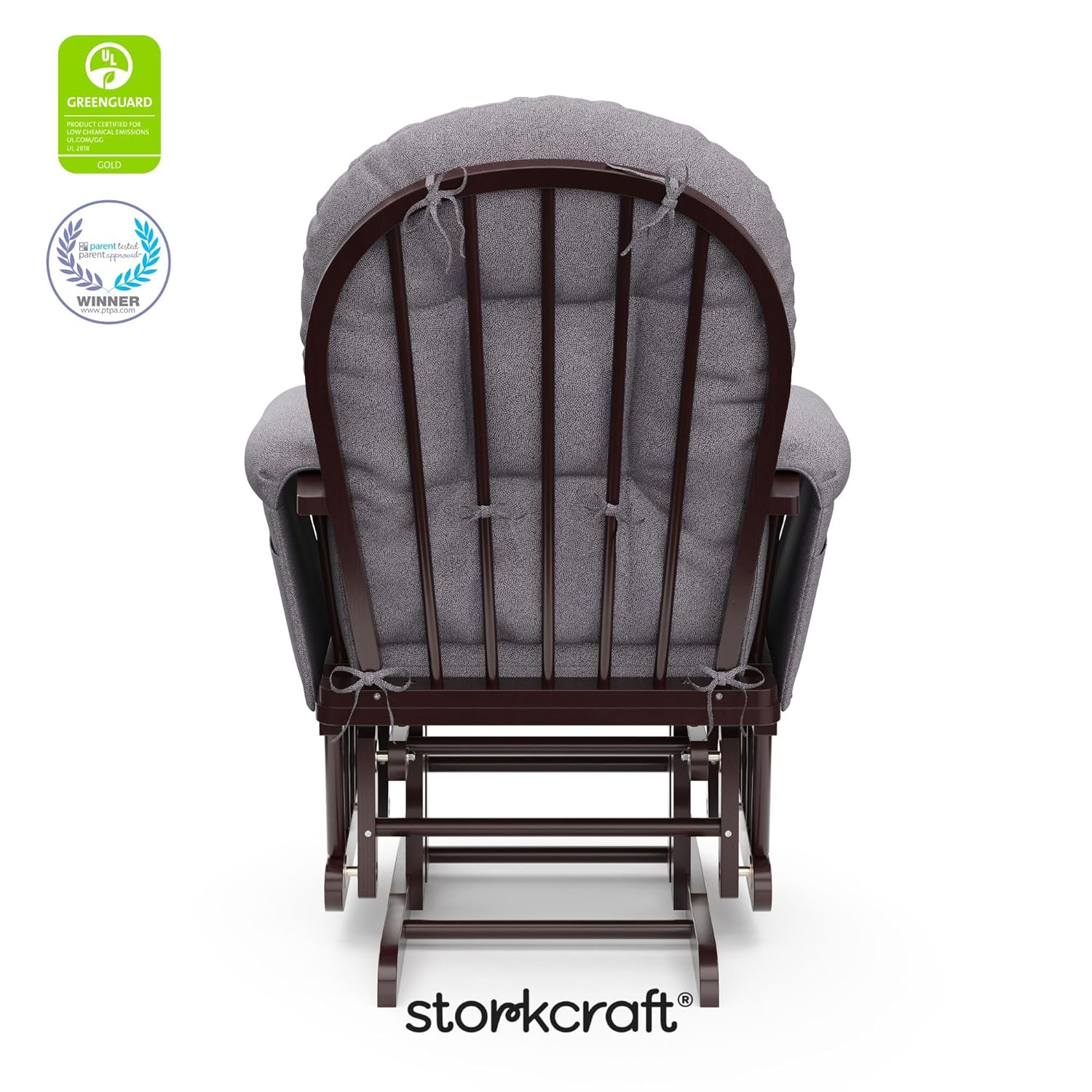 Storkcraft Premium Hoop Glider & Ottoman