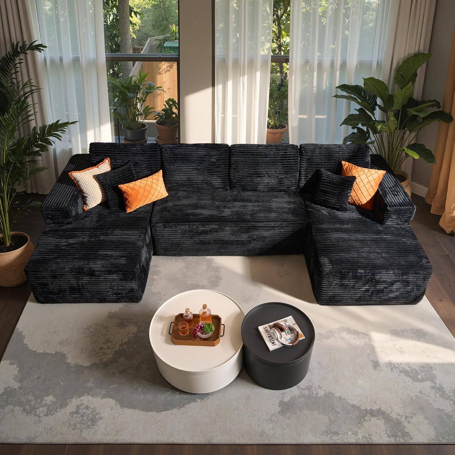 Sectional Cloud Couch for Living Room