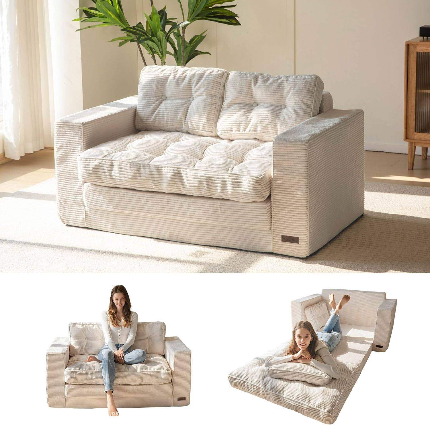 MAXYOYO Convertible Sofa Bed