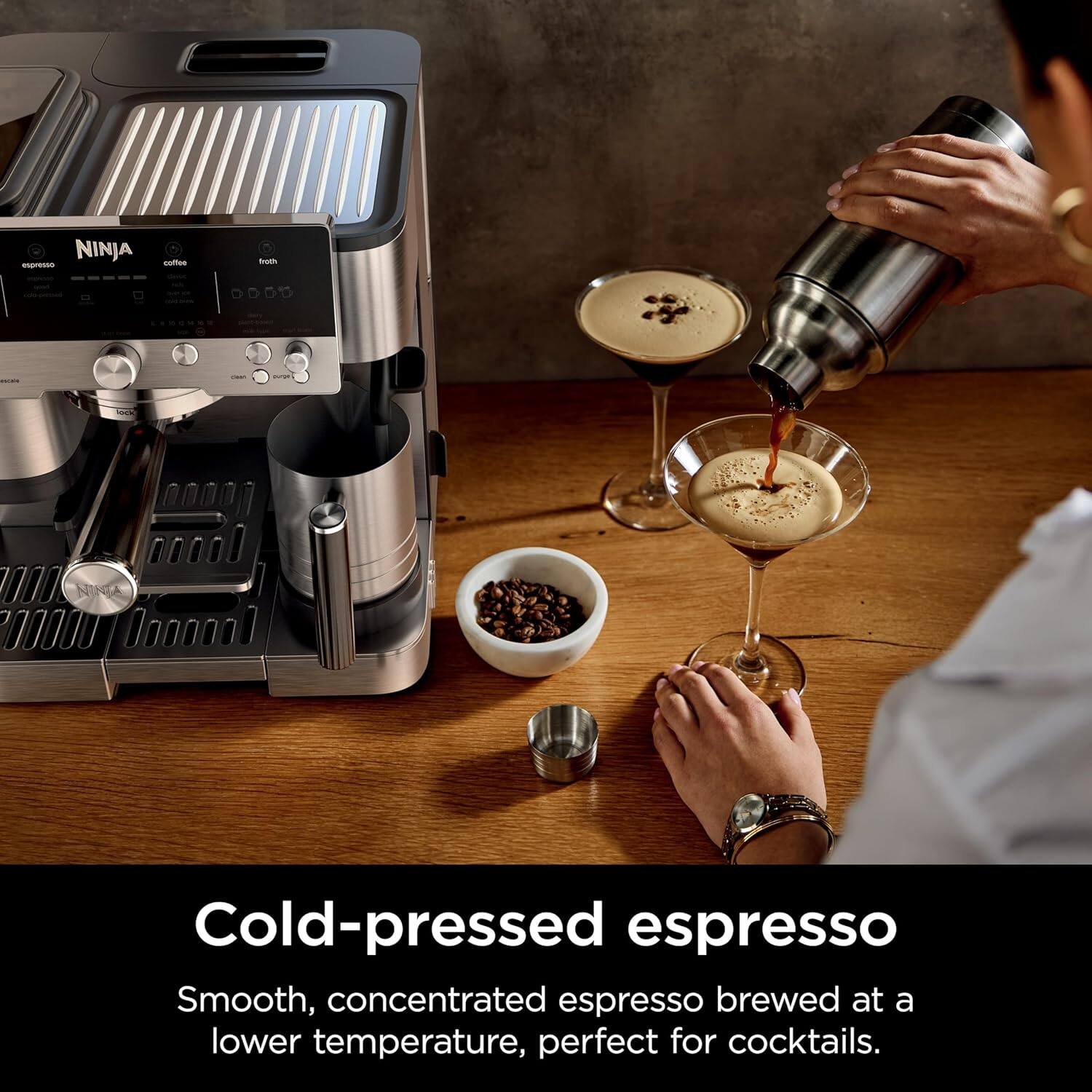 Ninja Espresso Machine Drip Coffee Maker Luxe Café Premier Series Stainless Steel