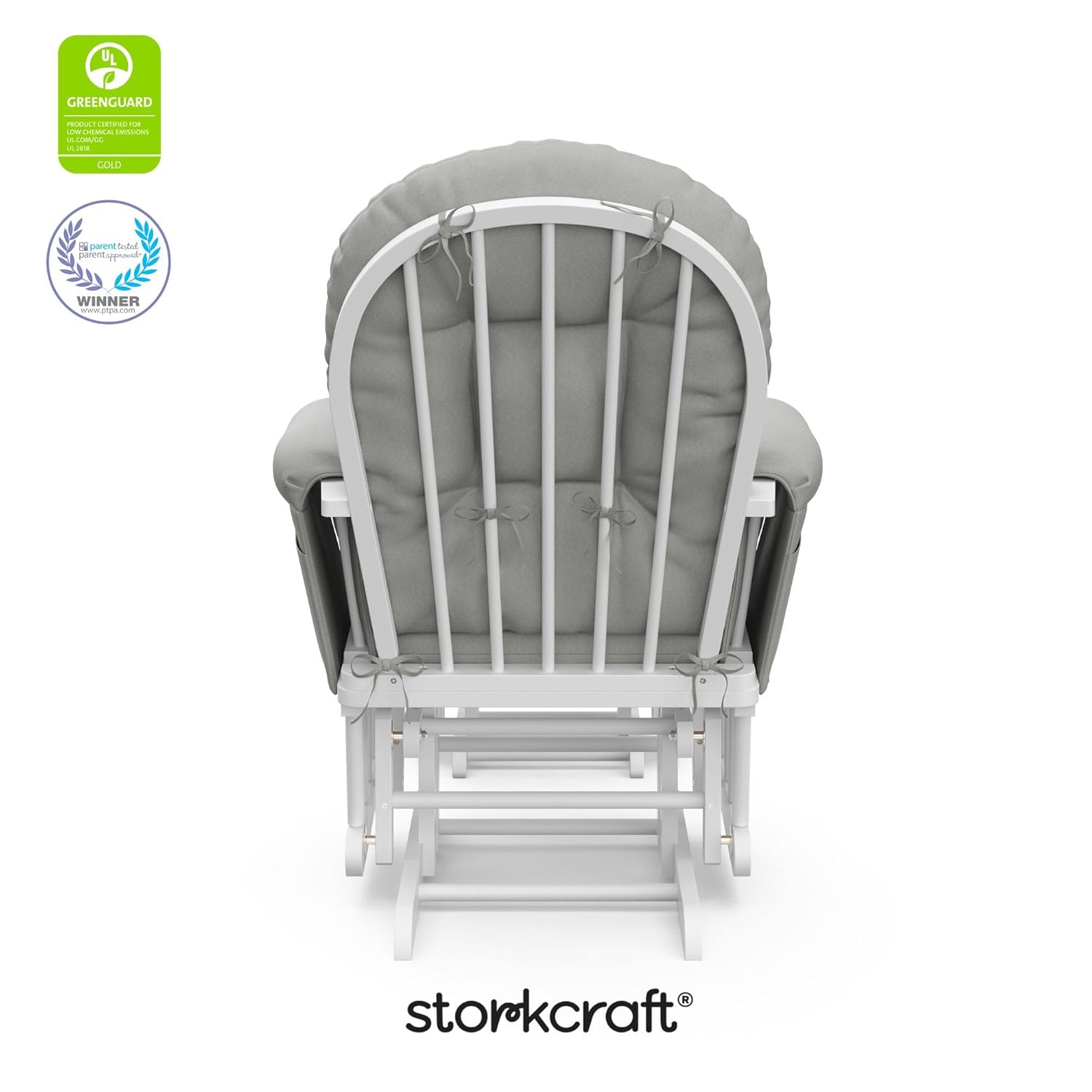 Storkcraft Premium Hoop Glider & Ottoman