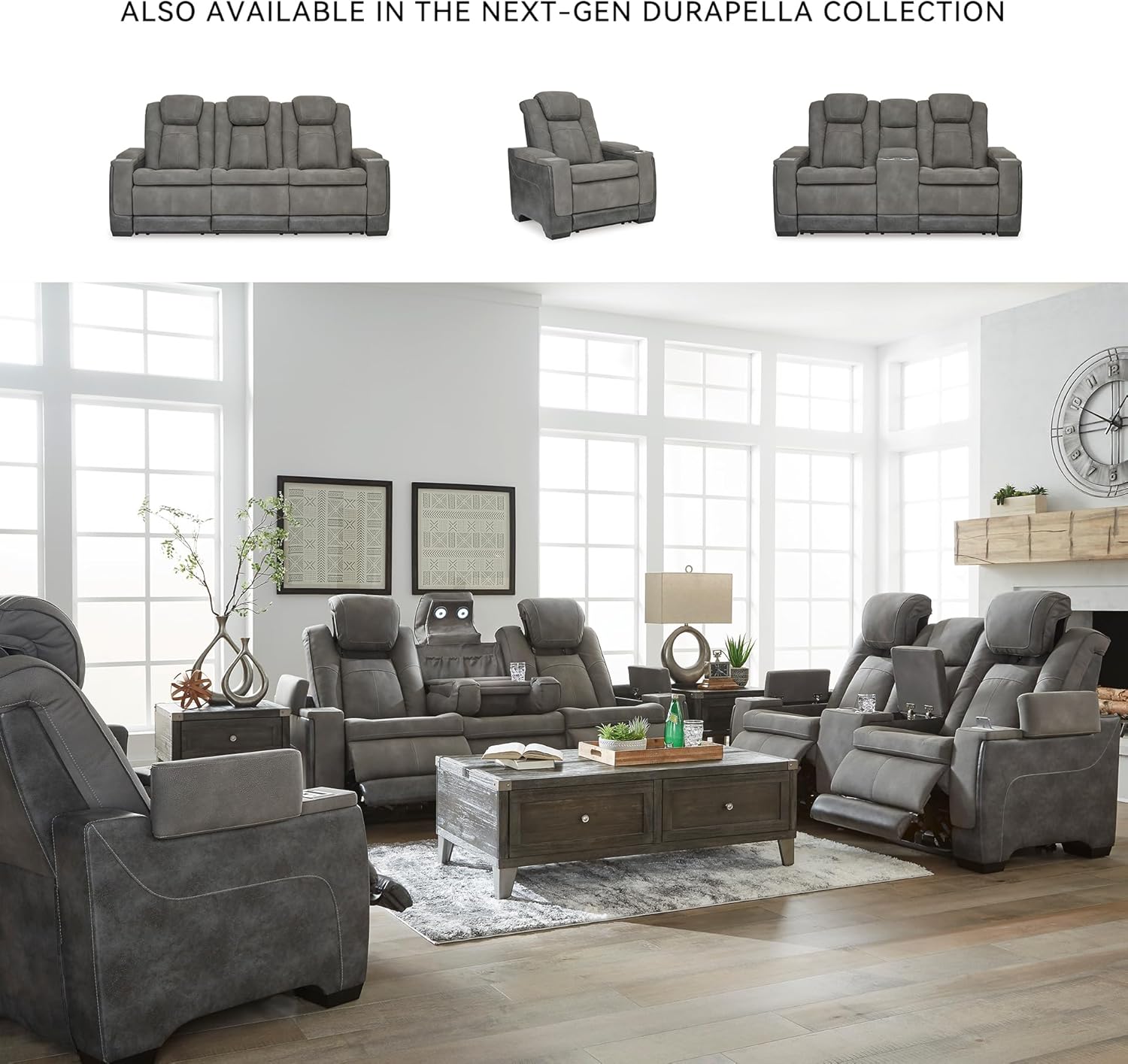 Signature Design by Ashley Next-Gen DuraPella Power Reclining Sofa