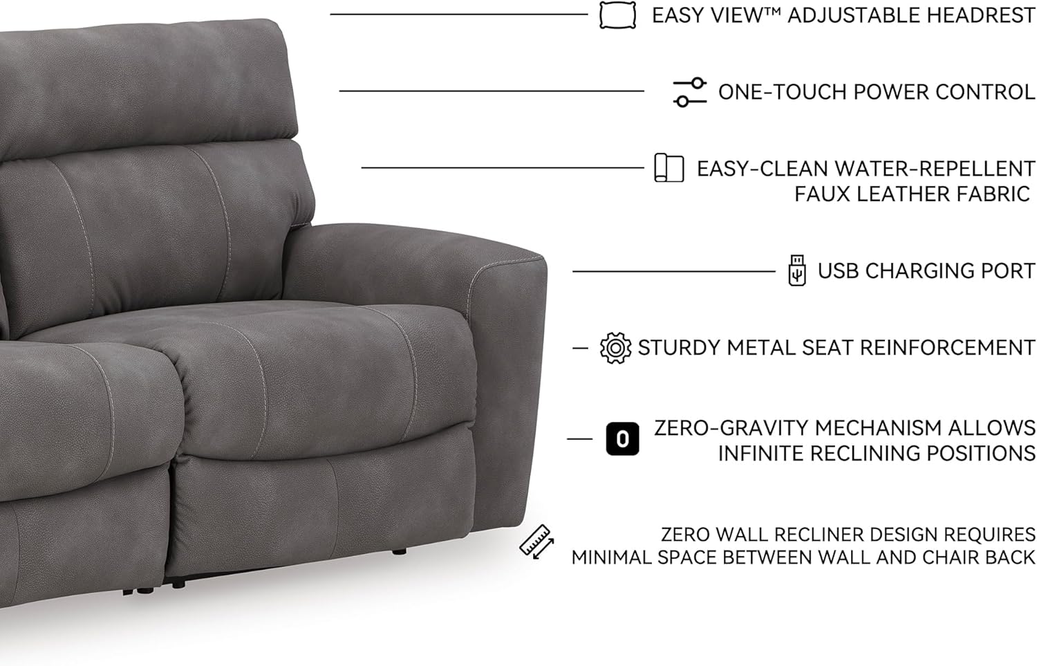 Signature Design by Ashley Next-Gen DuraPella Power Reclining Sofa