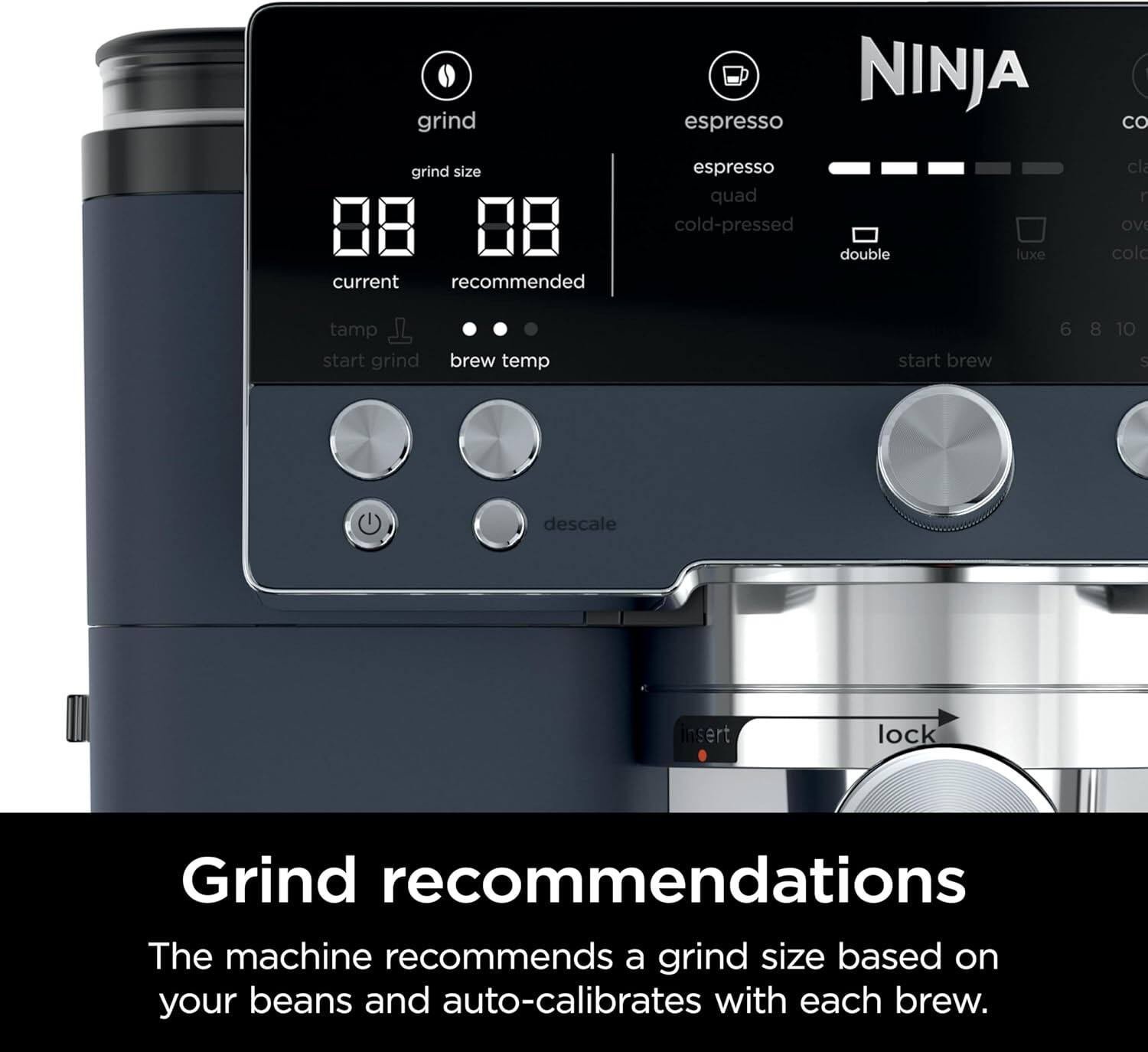 Ninja Espresso Machine Drip Coffee Maker Luxe Café Premier Series Stainless Steel