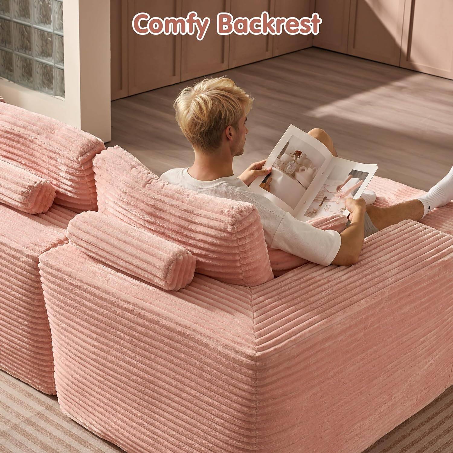 Sectional Cloud Couch for Living Room