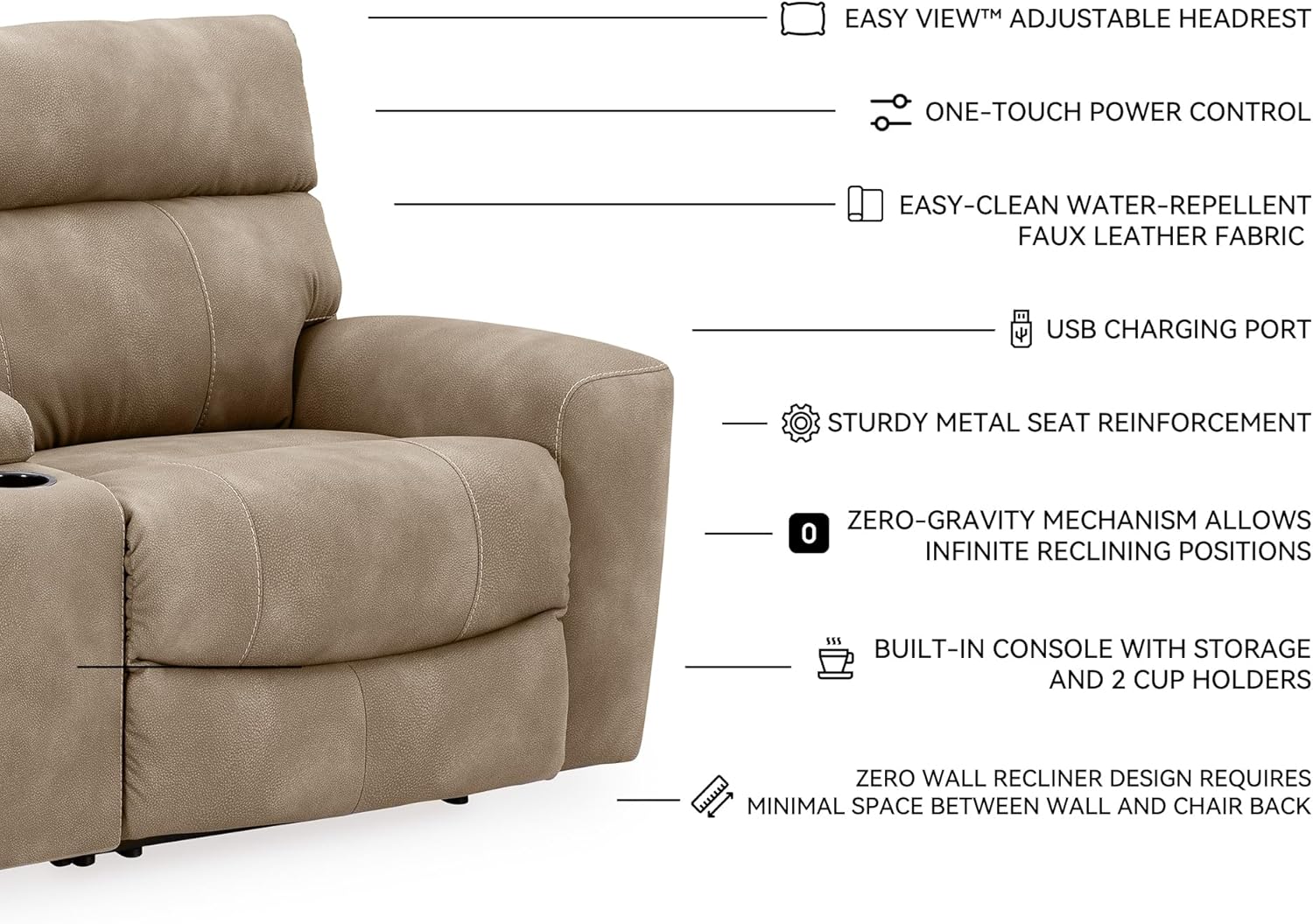 Signature Design by Ashley Next-Gen DuraPella Power Reclining Sofa