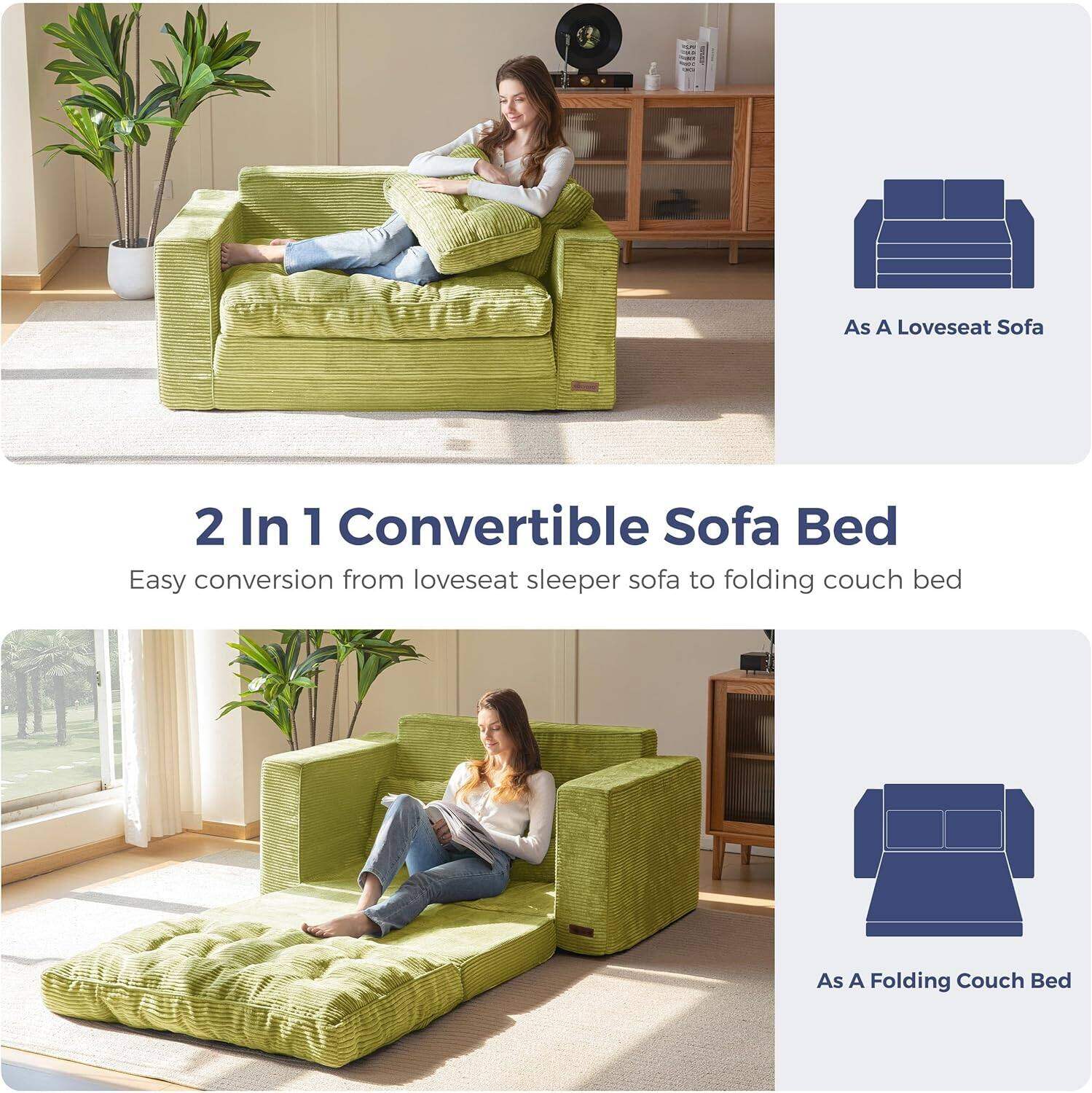 MAXYOYO Convertible Sofa Bed