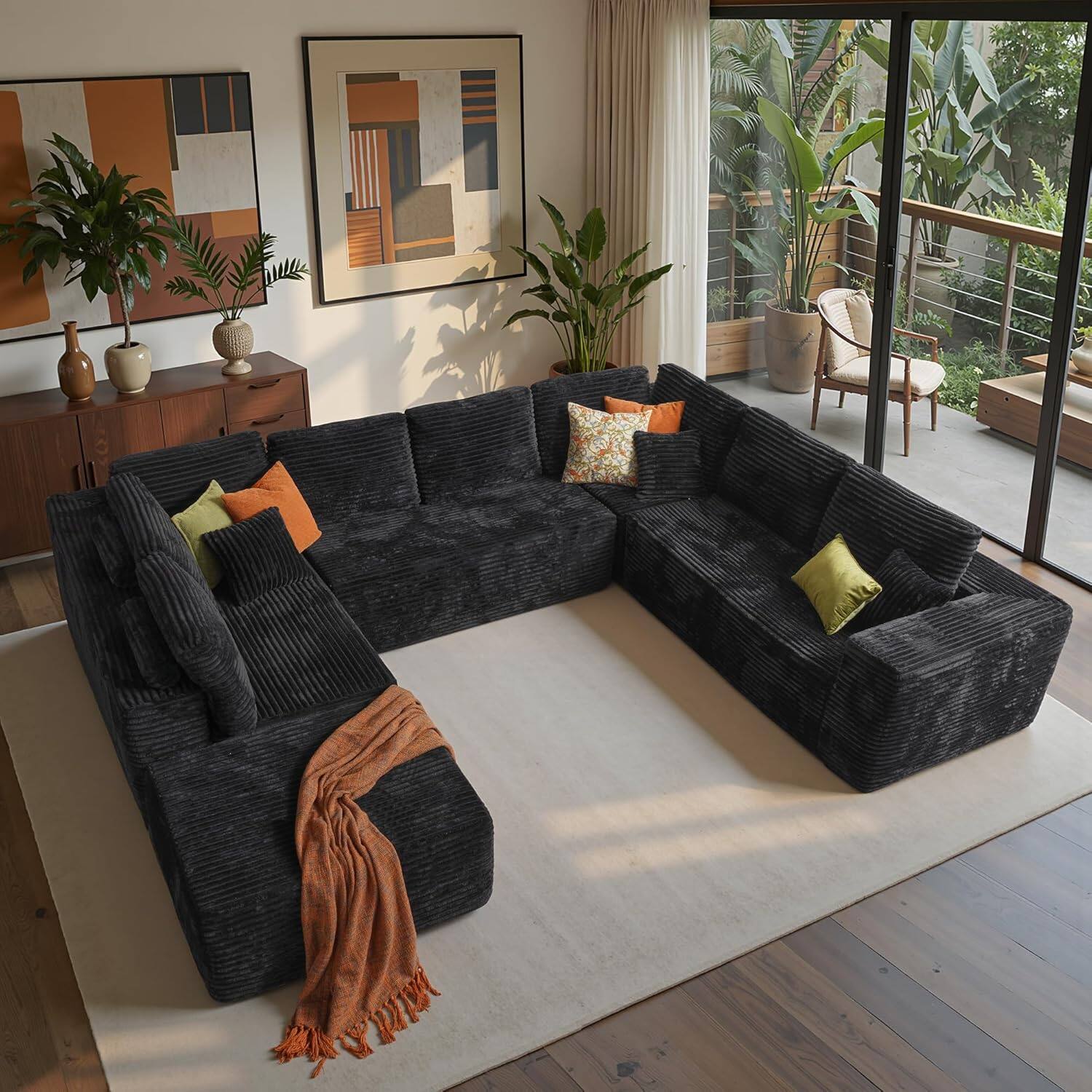 Sectional Cloud Couch for Living Room