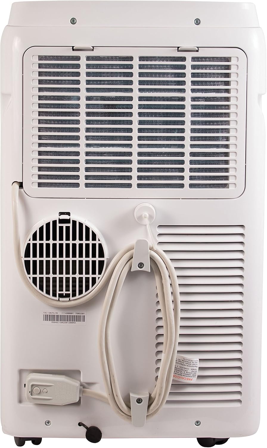 BLACK+DECKER Smart Portable Air Conditioner, 12,000 BTU for Rooms up to 550 Sq. Ft., Smart Portable AC with Follow Me Remote and Window Kit, BPACT12WT, White