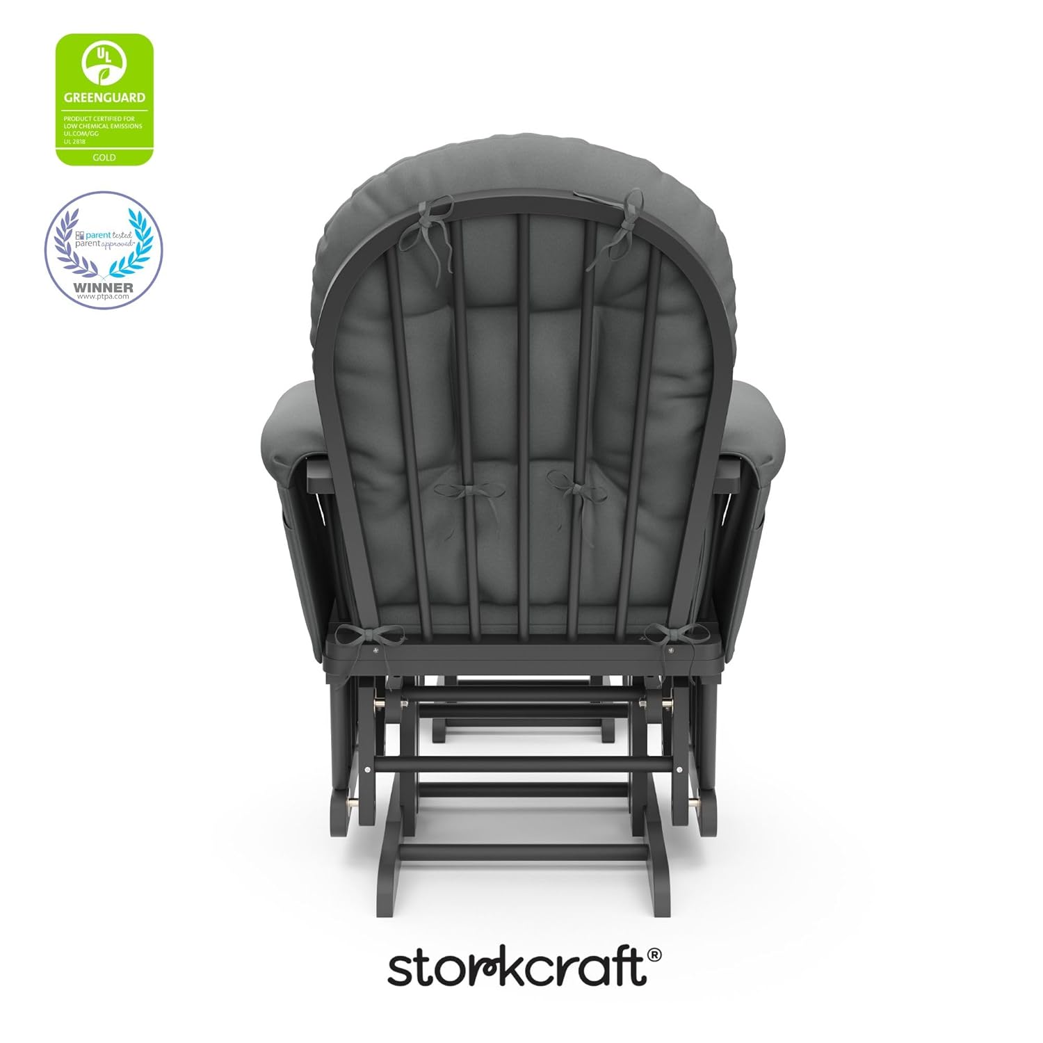 Storkcraft Premium Hoop Glider & Ottoman