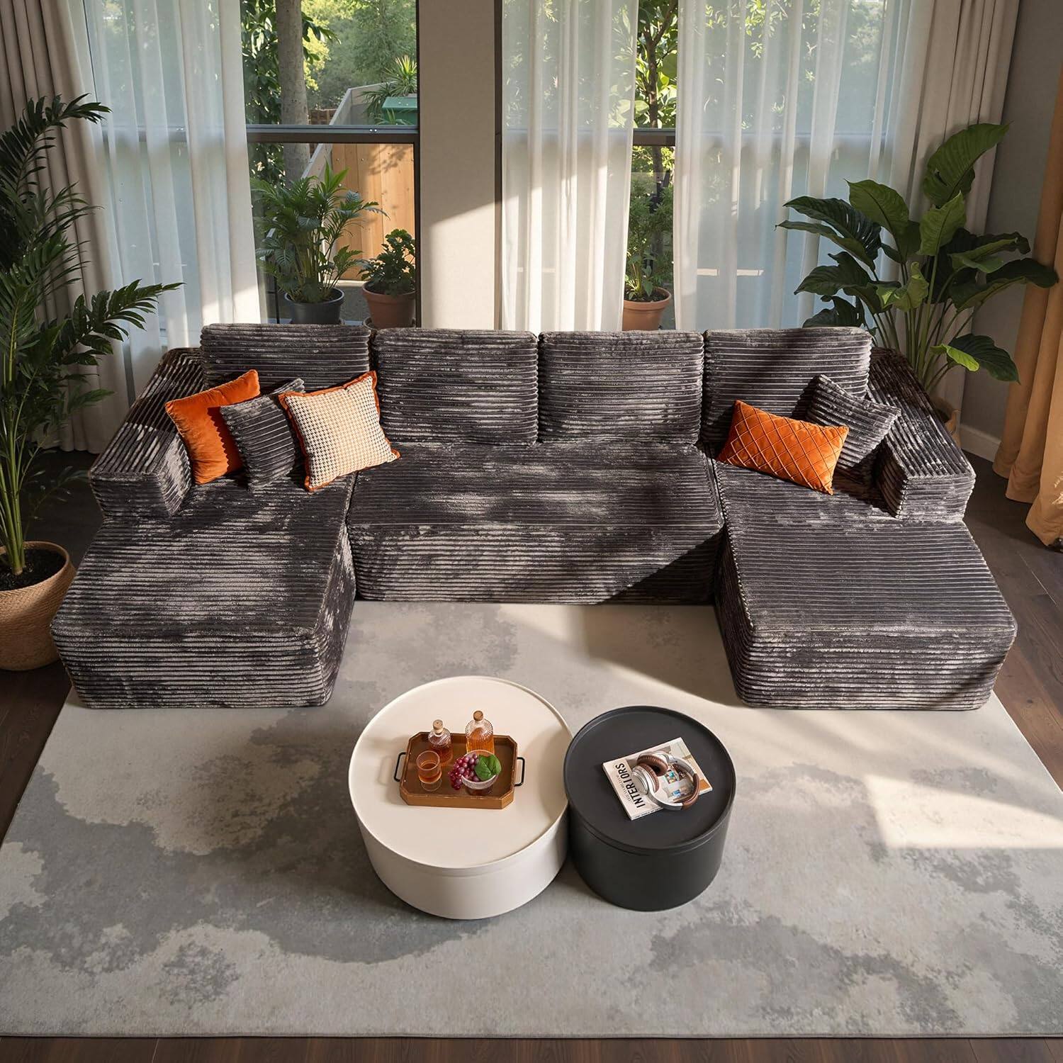 Sectional Cloud Couch for Living Room