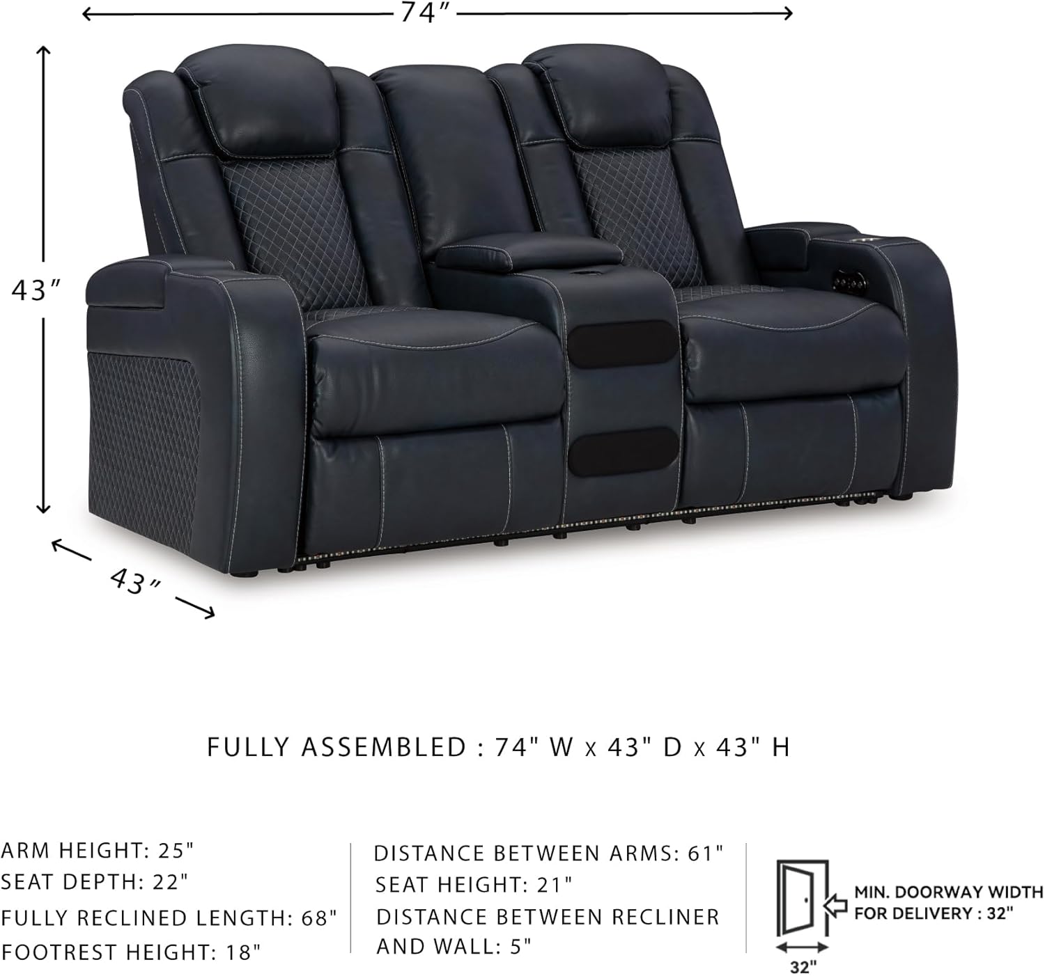 Signature Design by Ashley Next-Gen DuraPella Power Reclining Sofa