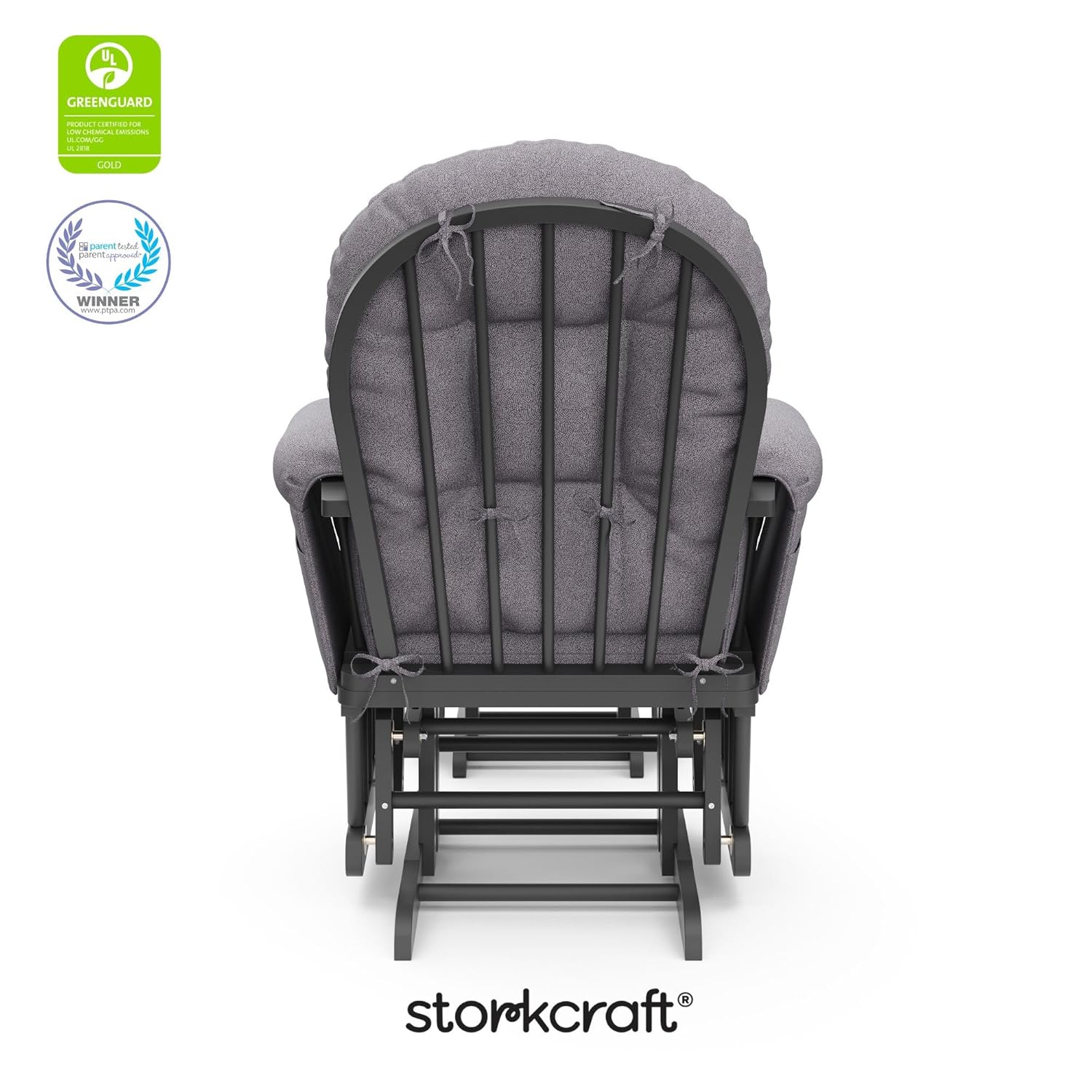 Storkcraft Premium Hoop Glider & Ottoman