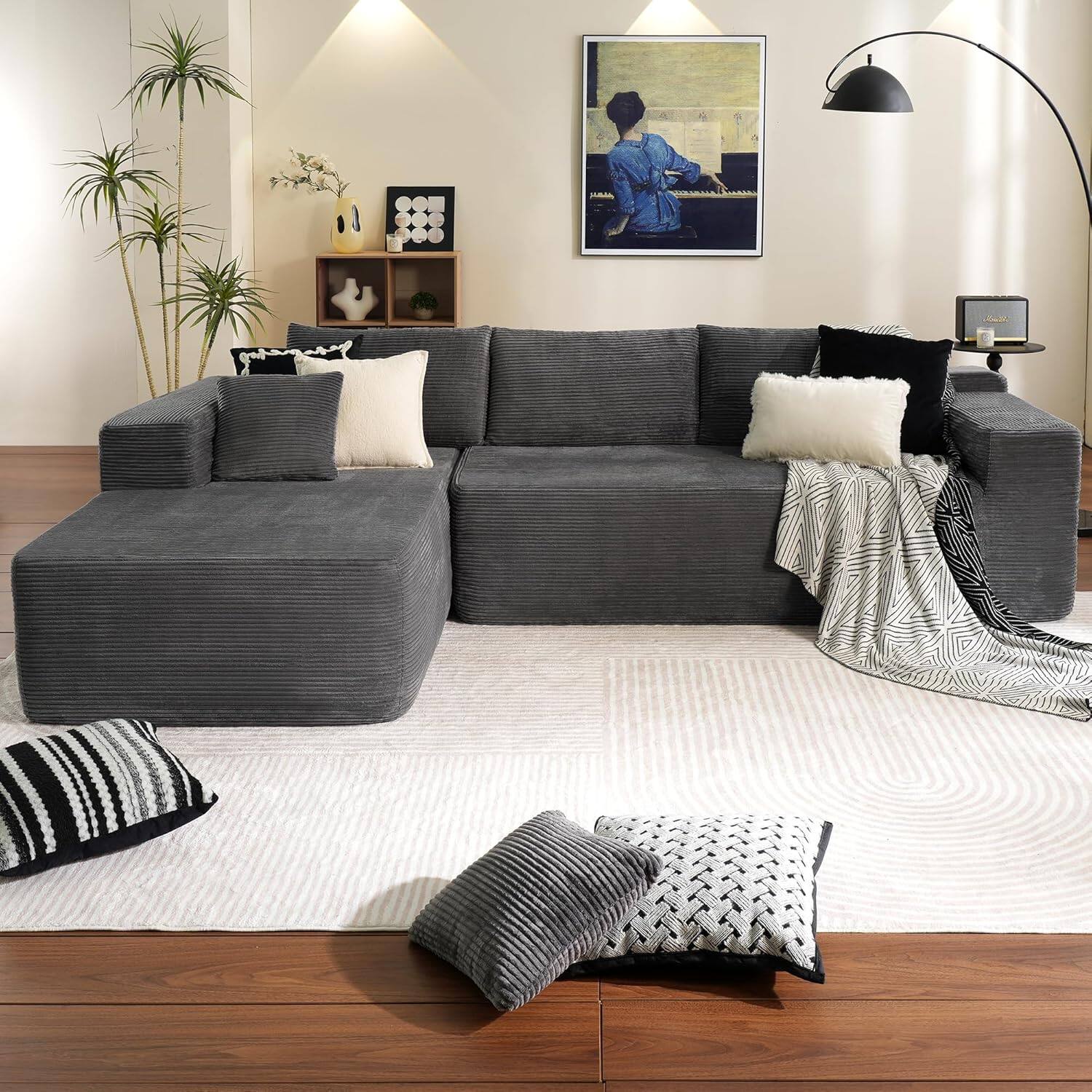 Sectional Cloud Couch for Living Room