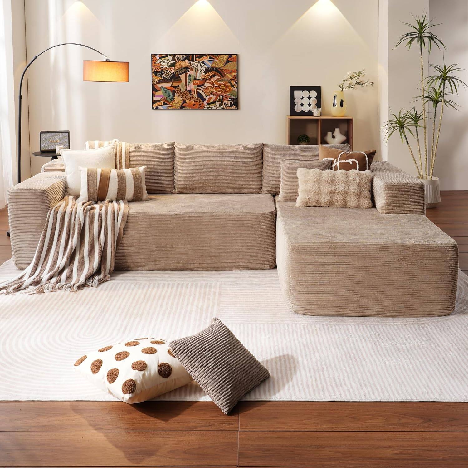 Sectional Cloud Couch for Living Room