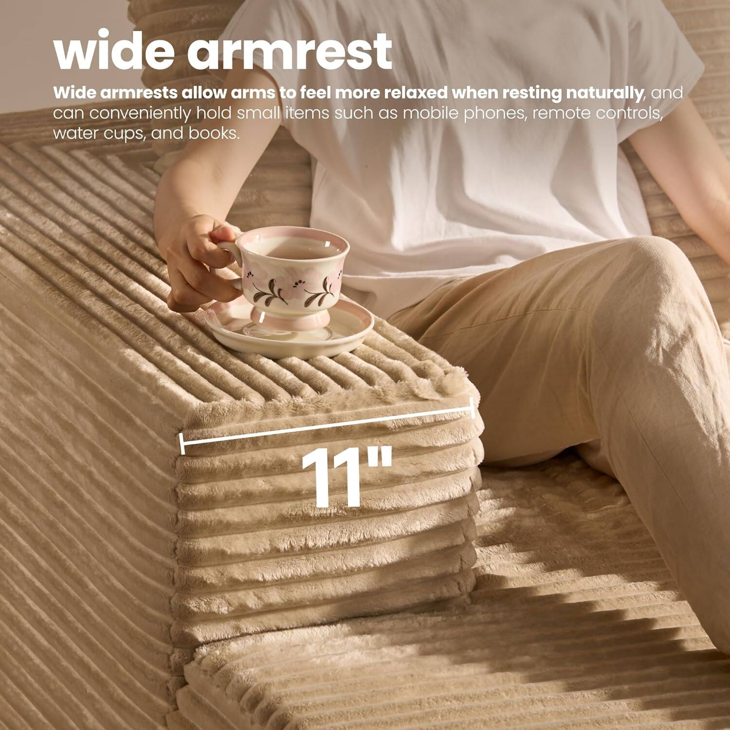 Sectional Cloud Couch for Living Room