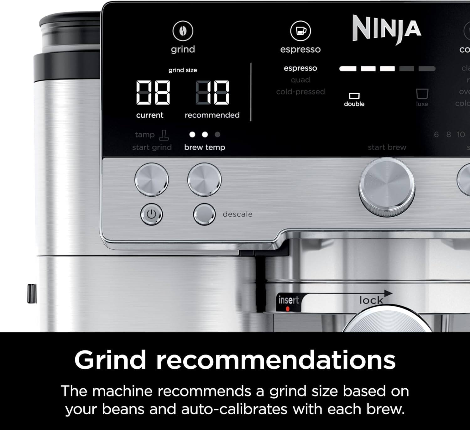 Ninja Espresso Machine Drip Coffee Maker Luxe Café Premier Series Stainless Steel