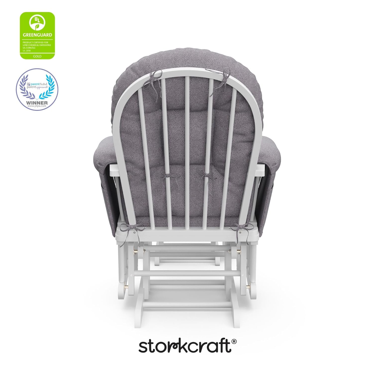 Storkcraft Premium Hoop Glider & Ottoman