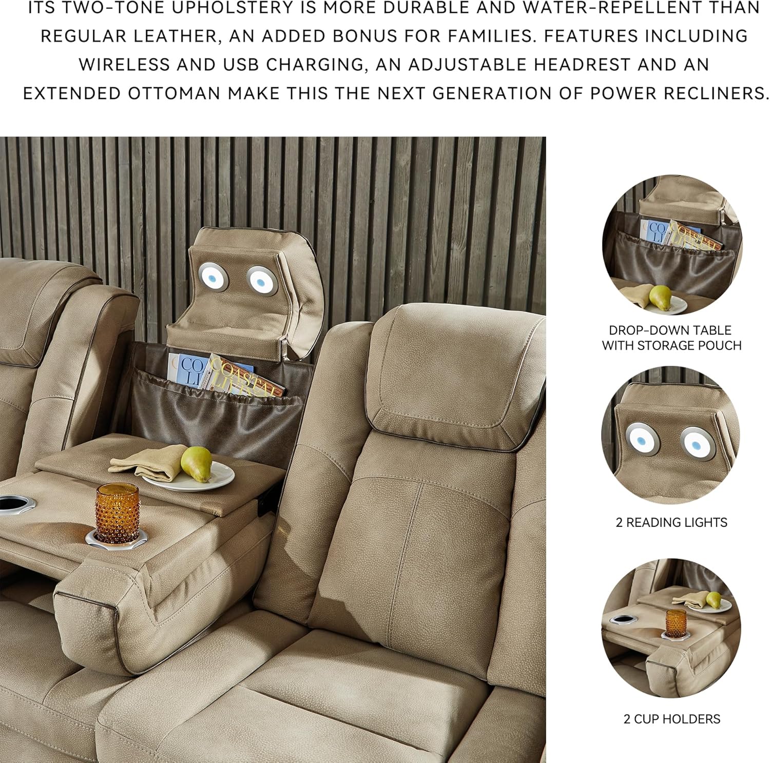 Signature Design by Ashley Next-Gen DuraPella Power Reclining Sofa