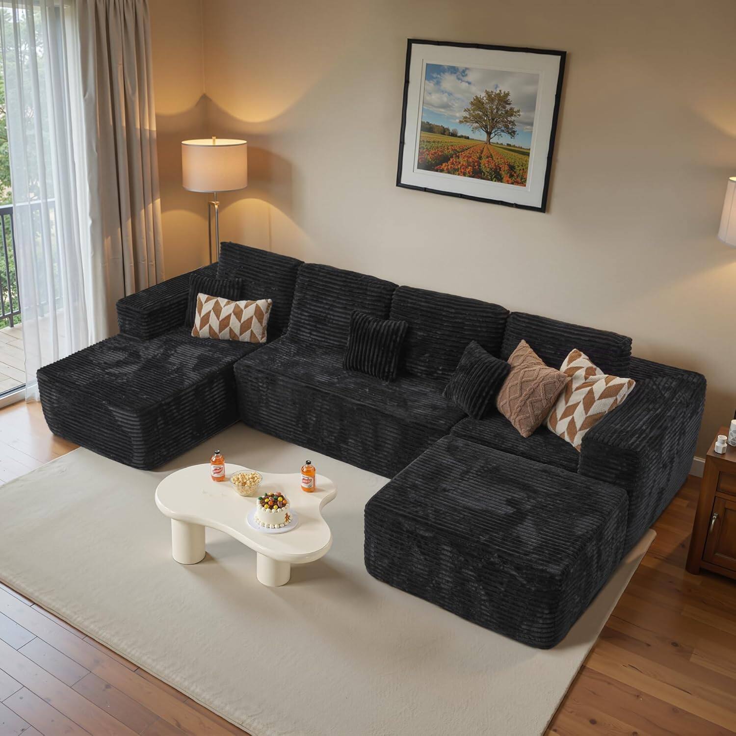 Sectional Cloud Couch for Living Room