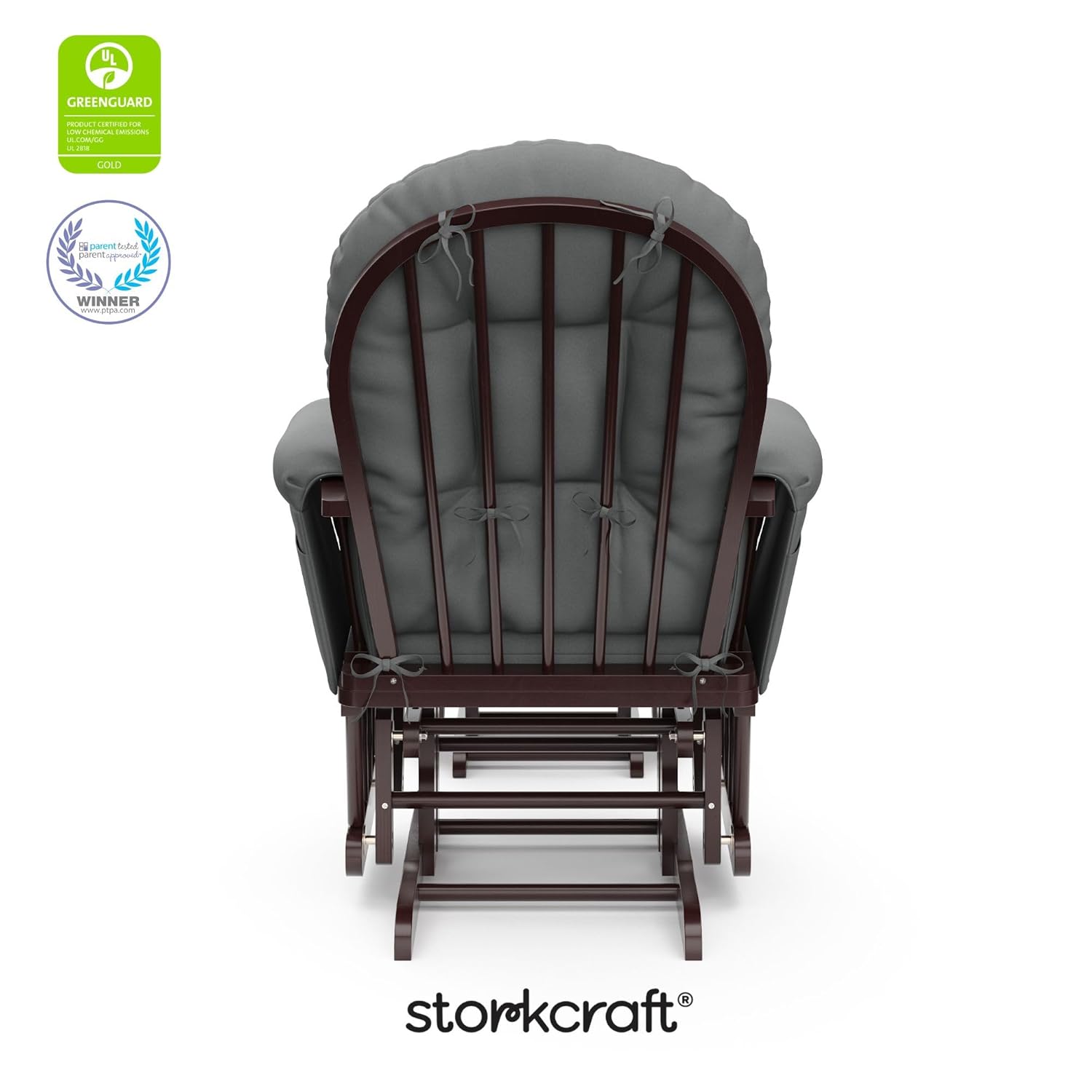 Storkcraft Premium Hoop Glider & Ottoman