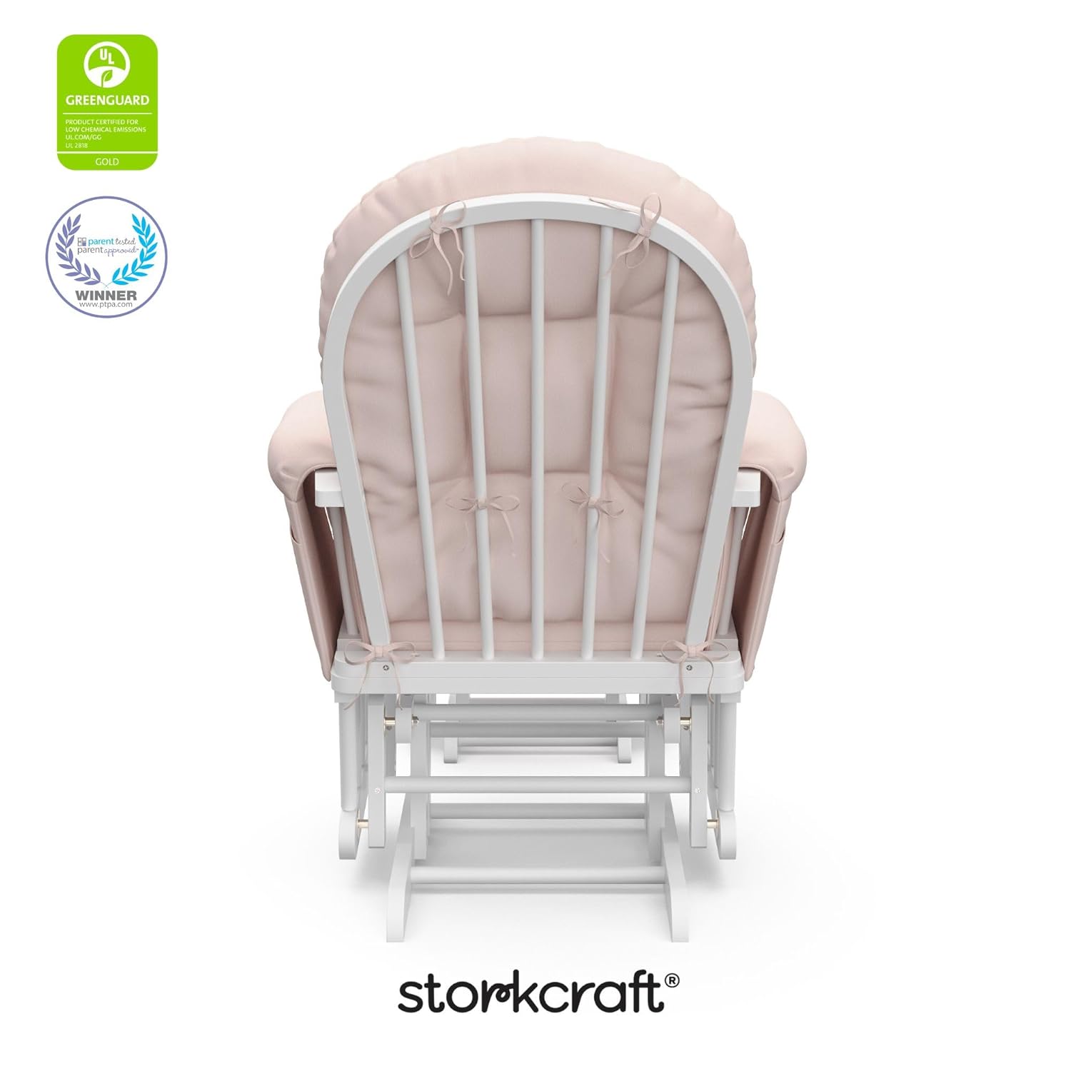 Storkcraft Premium Hoop Glider & Ottoman