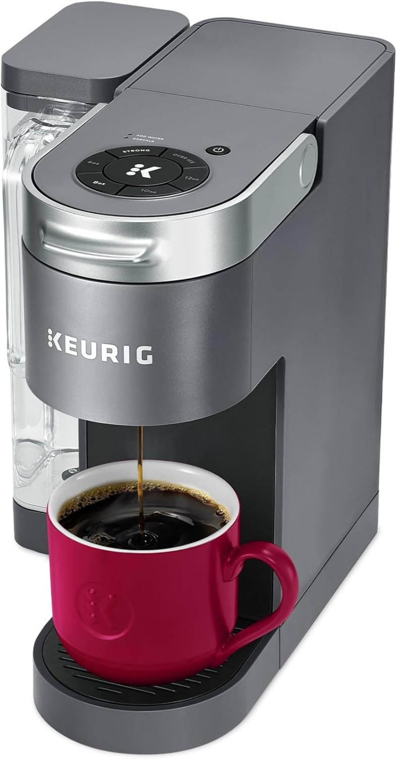 Keurig K-Supreme Single Serve K-Cup Pod Coffee Maker, MultiStream Technology, 4 Brew Sizes, 66oz Dual-Position Removable Reservoir, Black