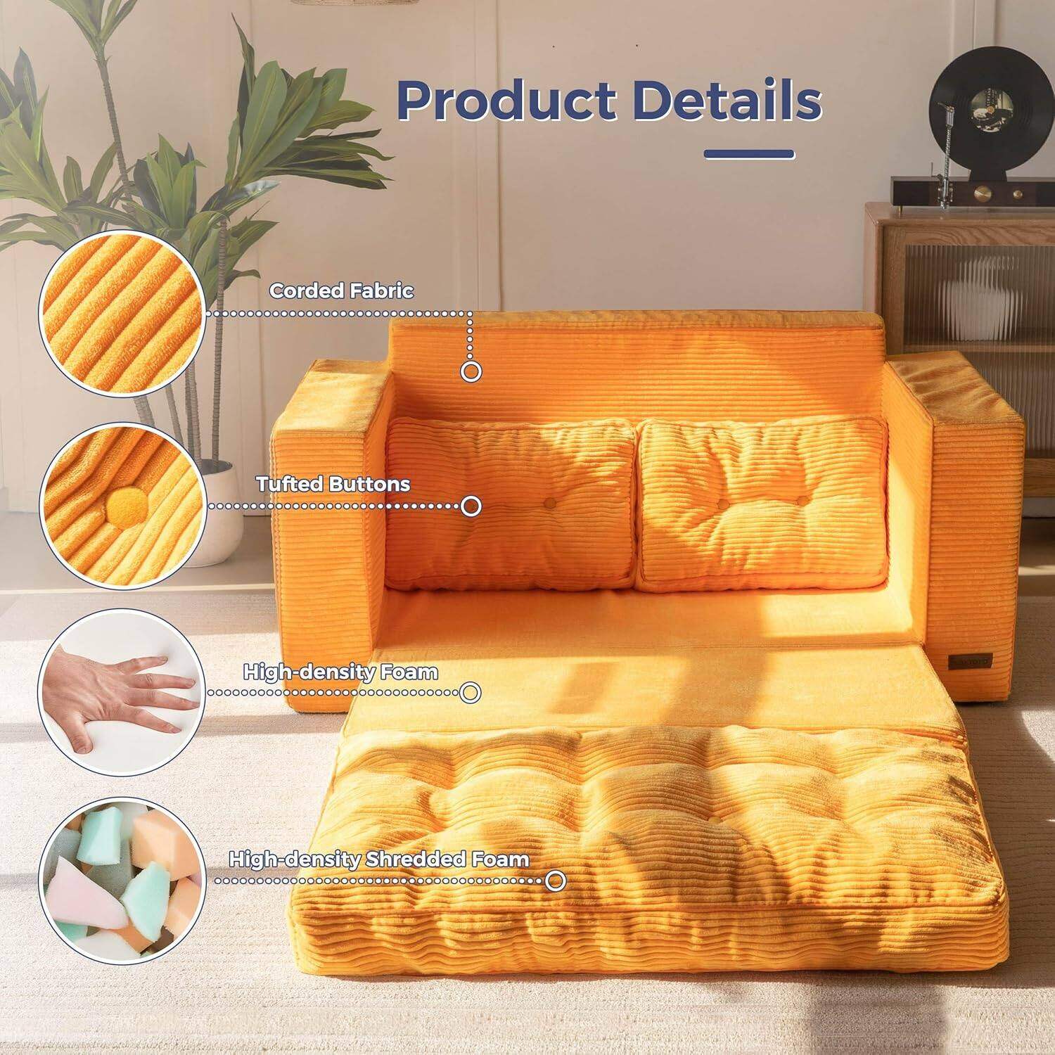 MAXYOYO Convertible Sofa Bed