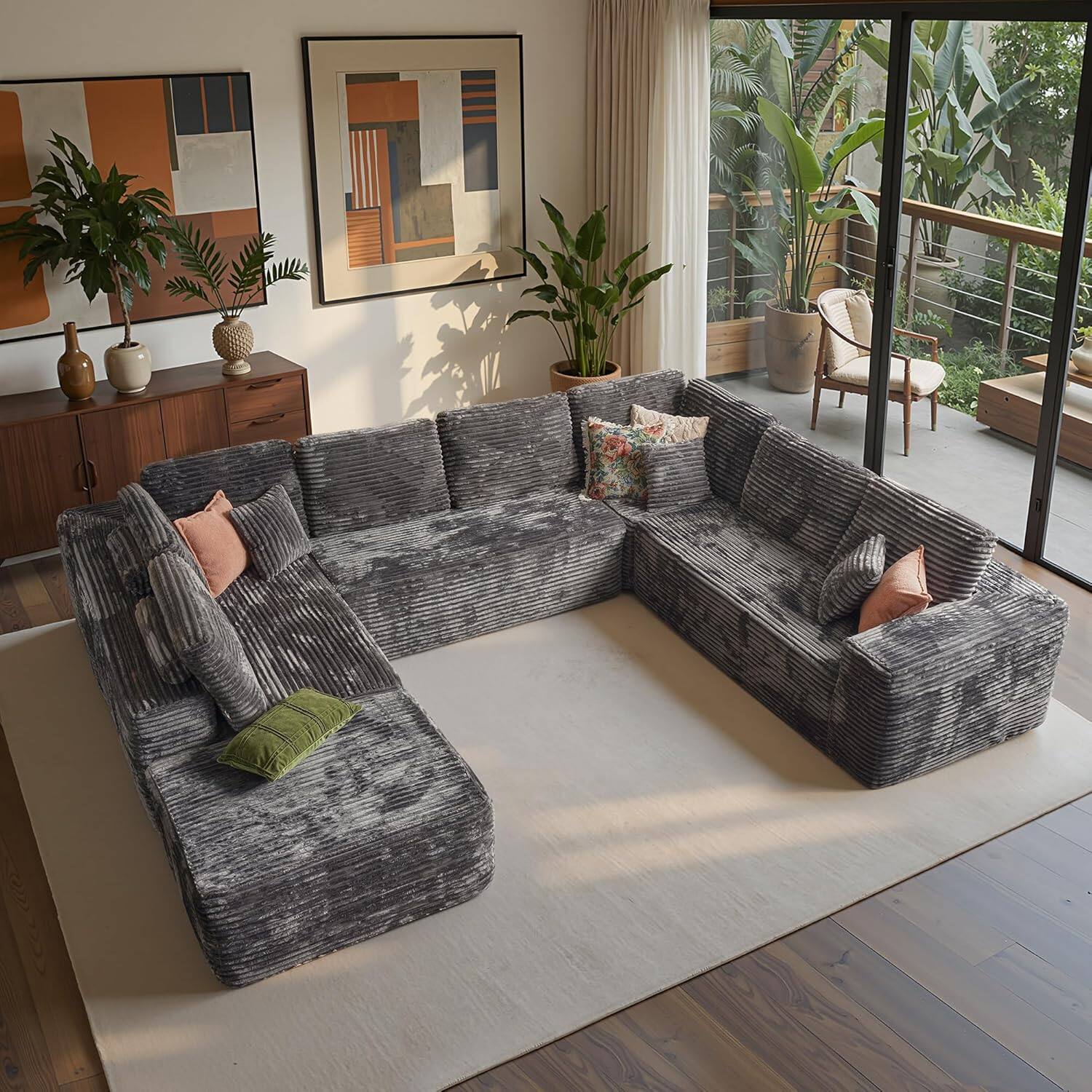 Sectional Cloud Couch for Living Room