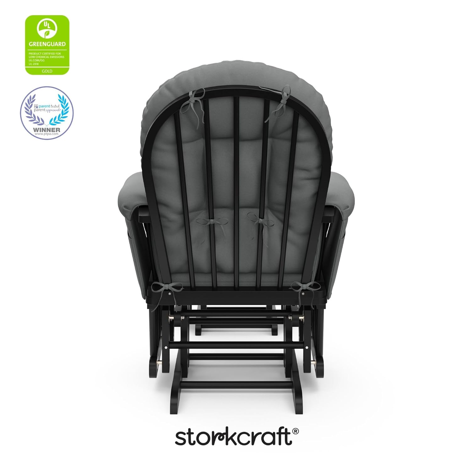 Storkcraft Premium Hoop Glider & Ottoman