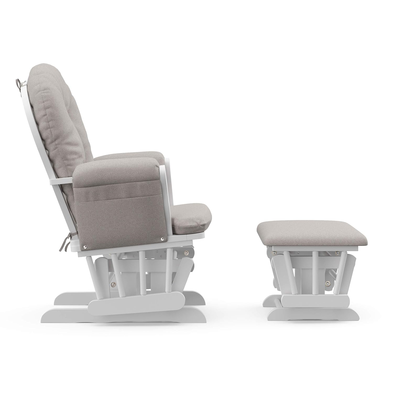 Storkcraft Premium Hoop Glider & Ottoman