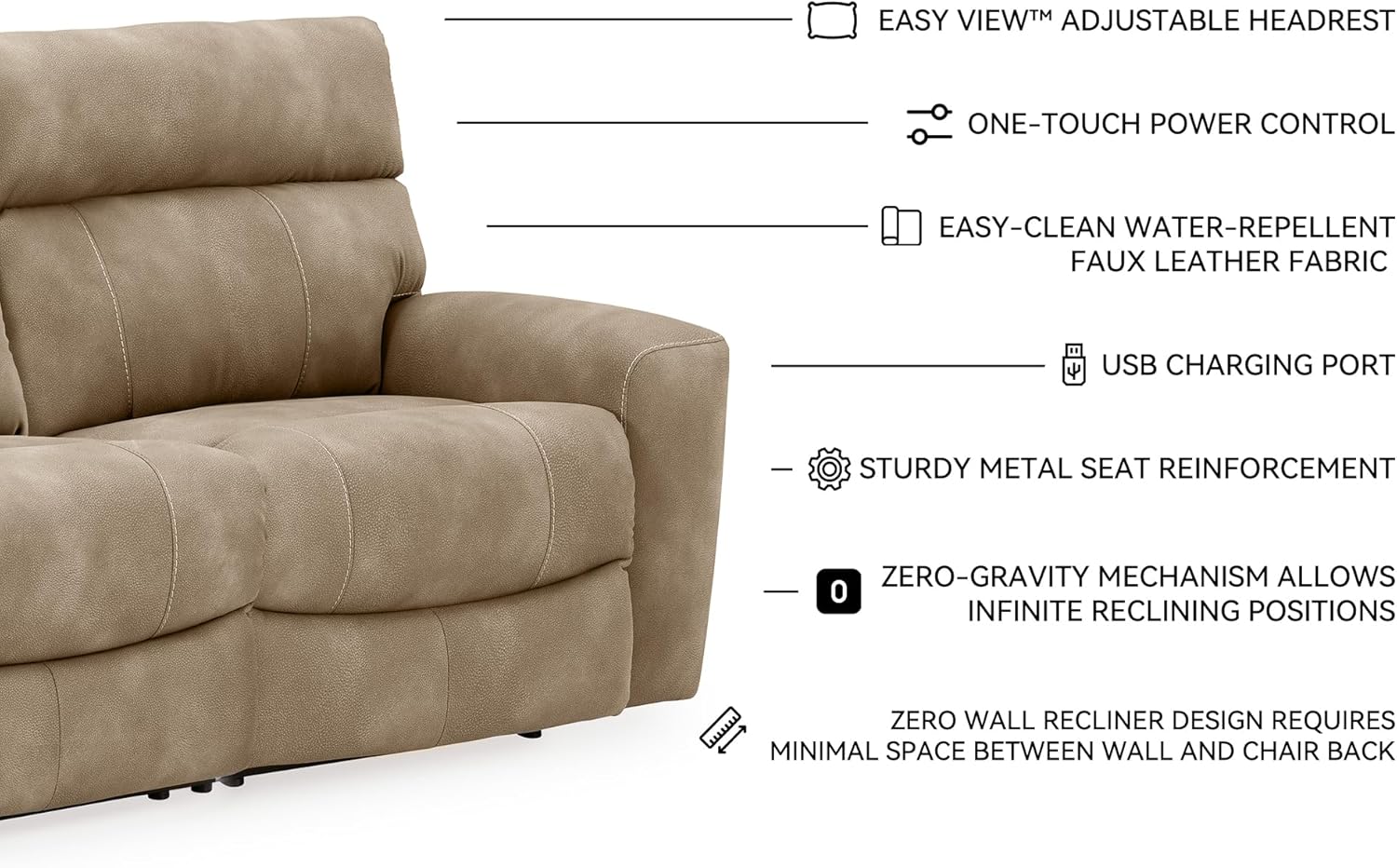 Signature Design by Ashley Next-Gen DuraPella Power Reclining Sofa