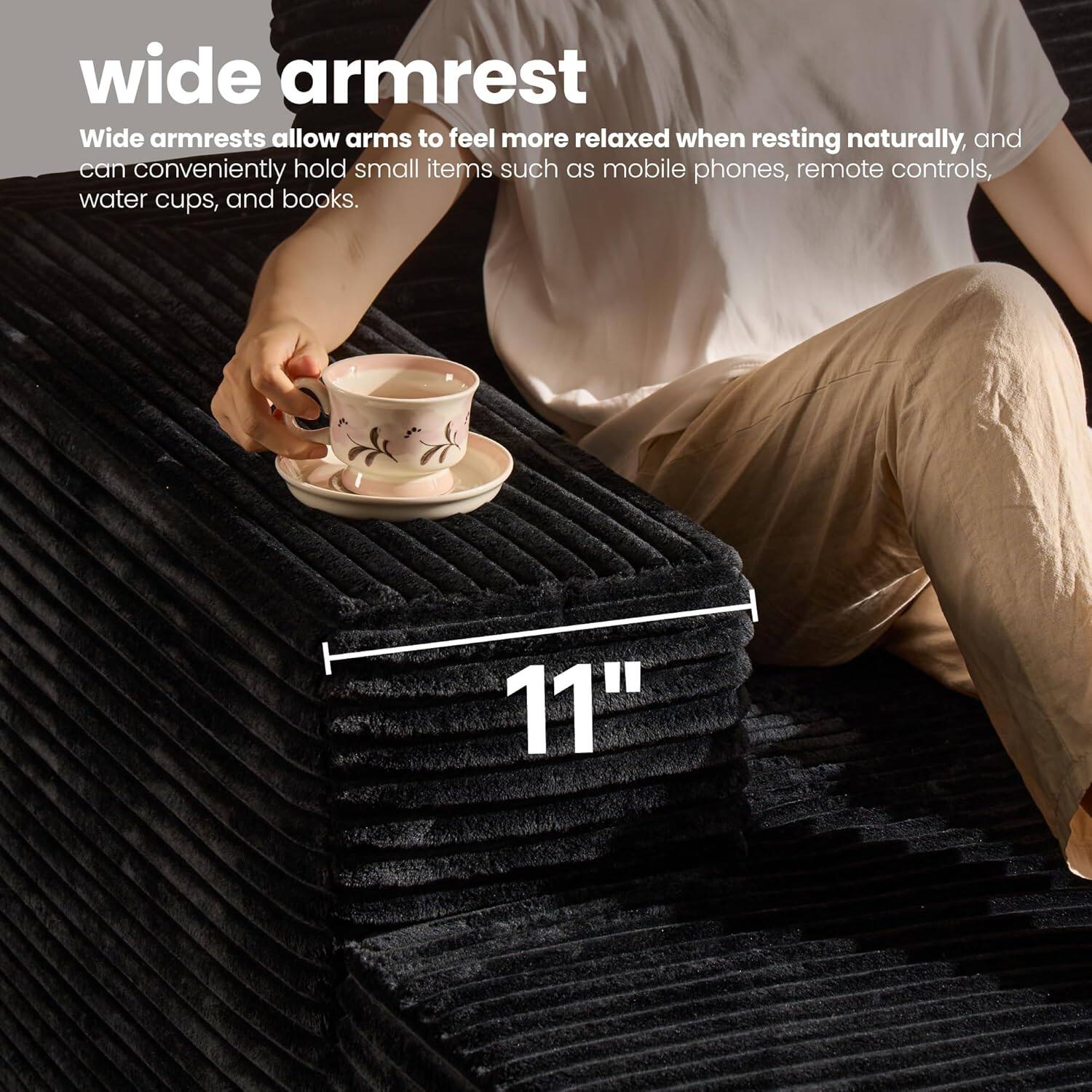 Sectional Cloud Couch for Living Room