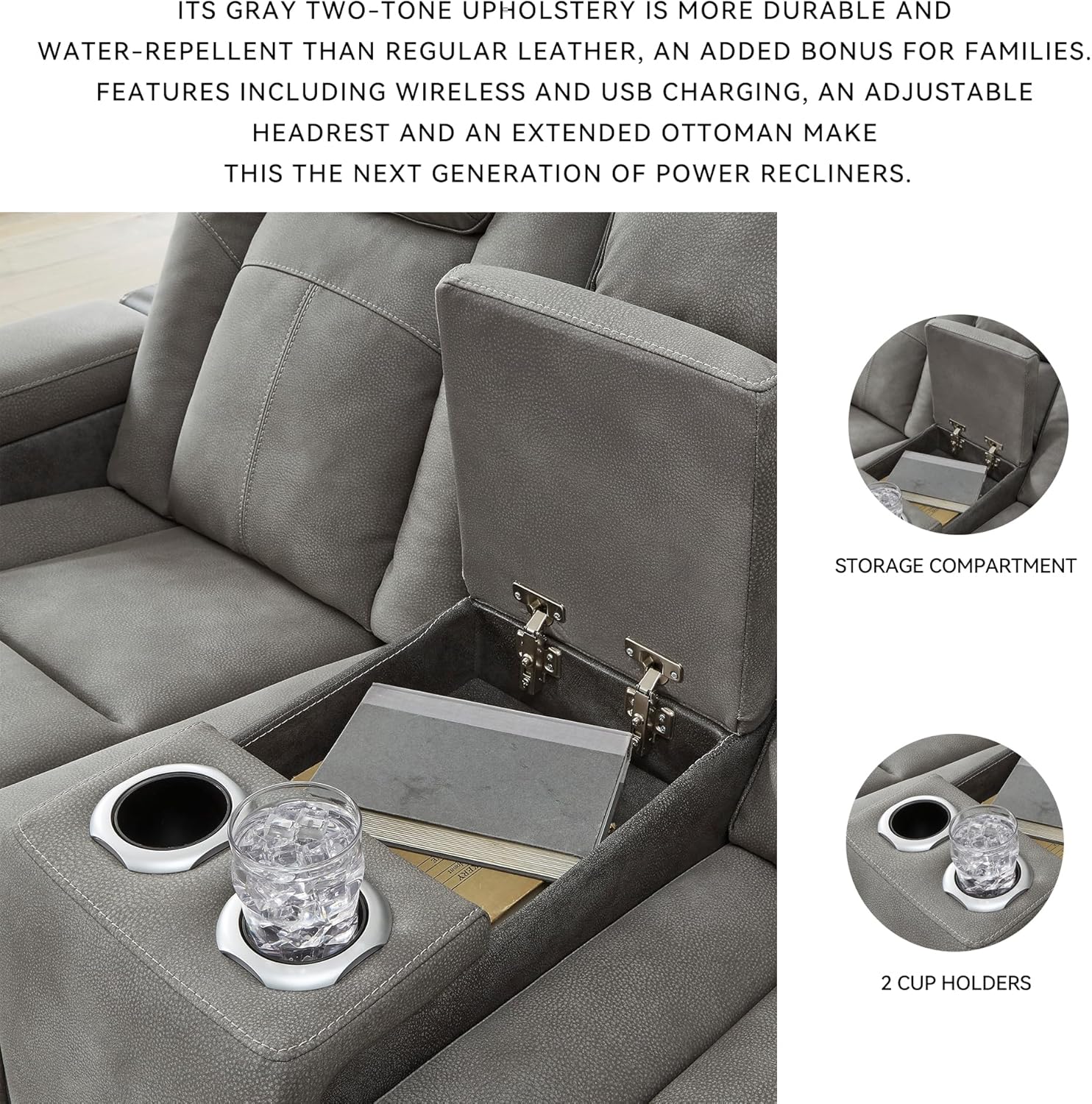 Signature Design by Ashley Next-Gen DuraPella Power Reclining Sofa
