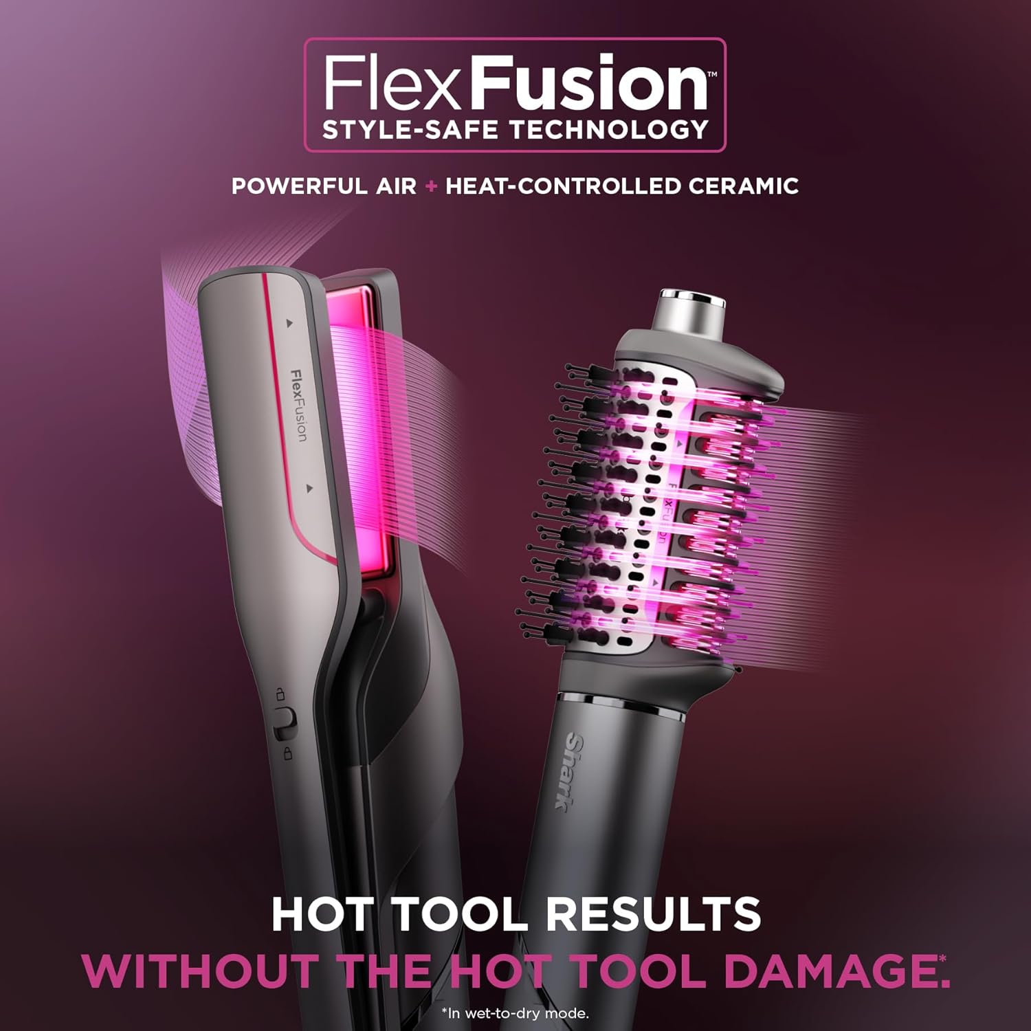 Shark® FlexFusion™ Air & Ceramic System with Air Straightener