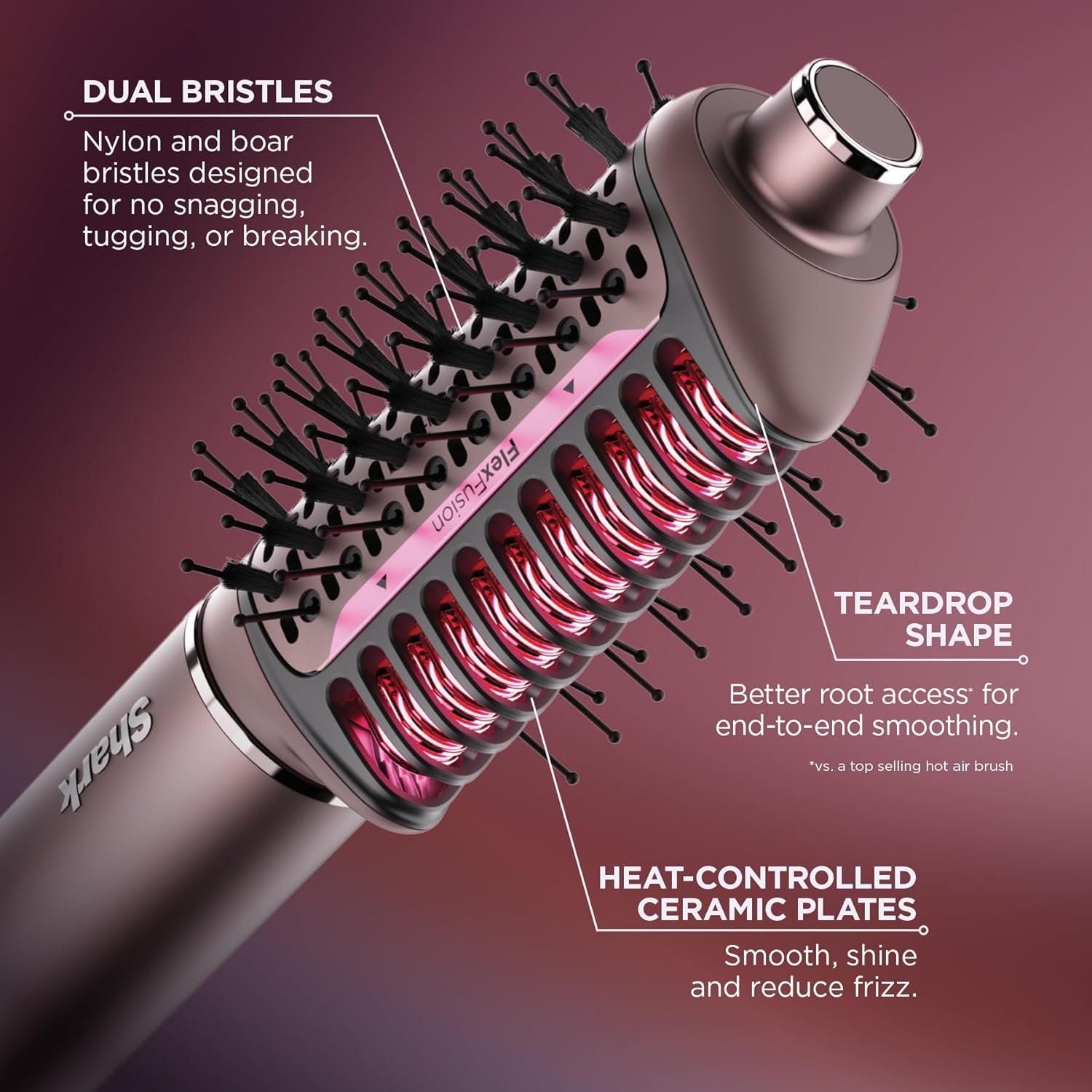 Shark® FlexFusion™ Air & Ceramic System with Air Straightener