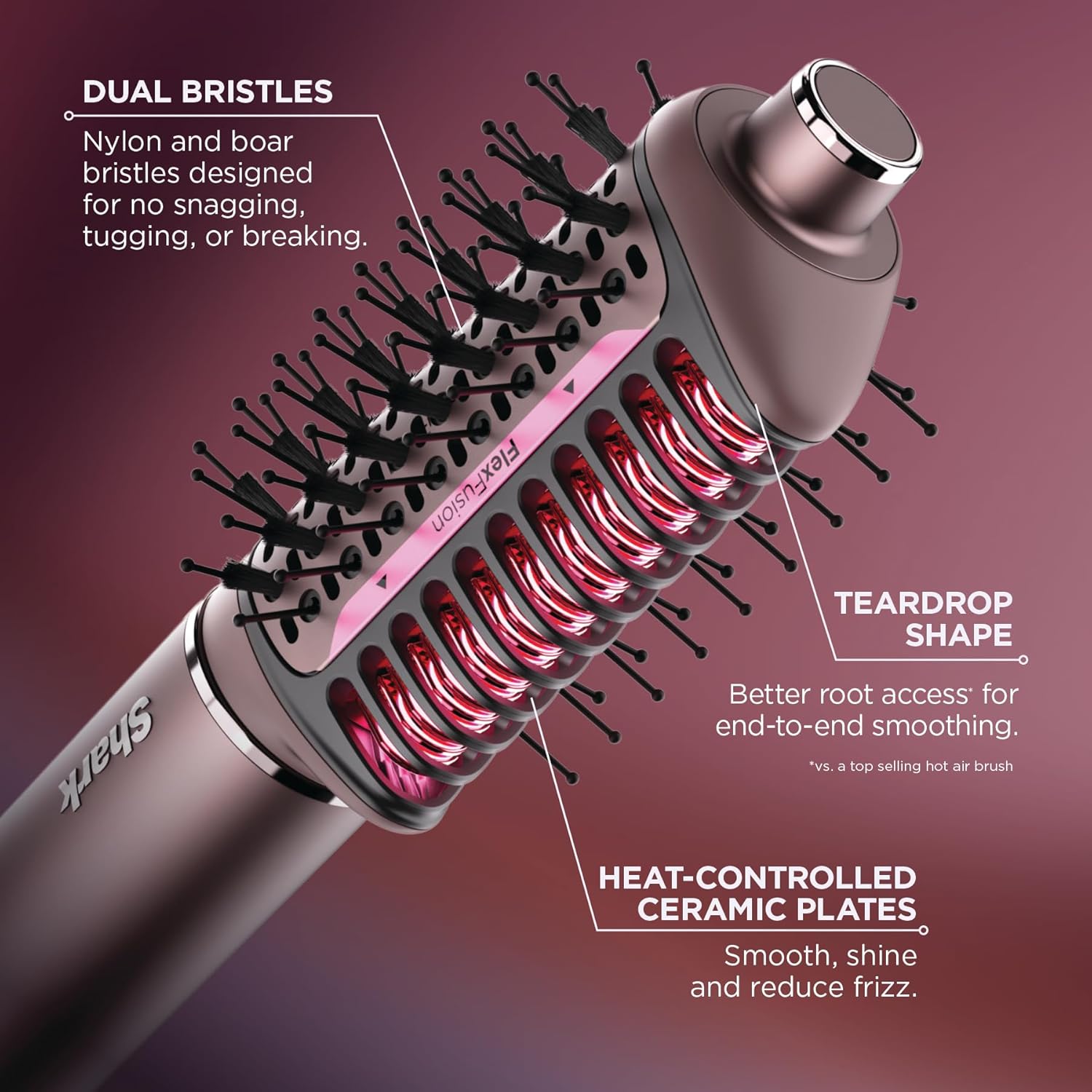 Shark® FlexFusion™ Air & Ceramic System with Air Straightener
