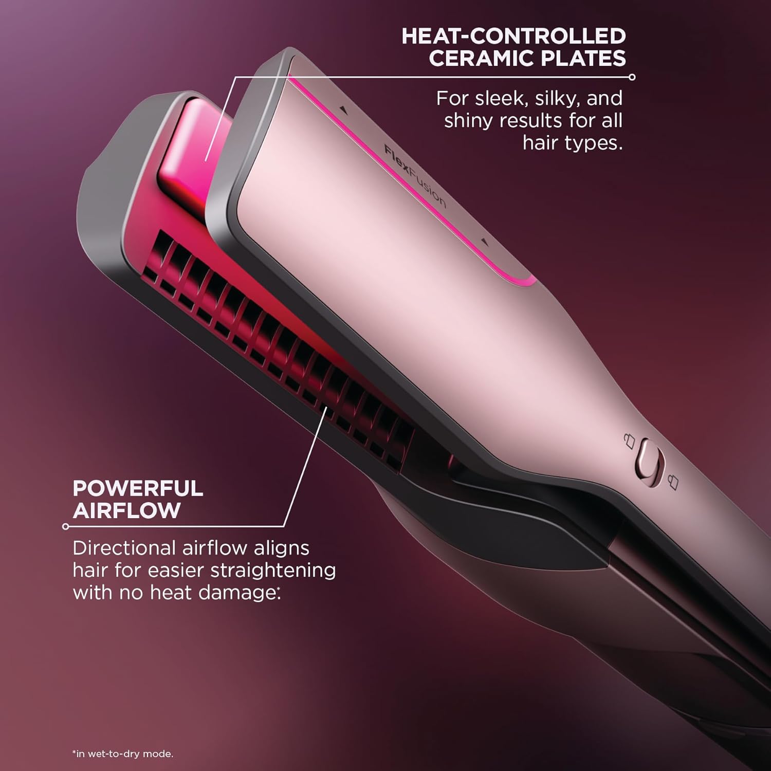 Shark® FlexFusion™ Air & Ceramic System with Air Straightener