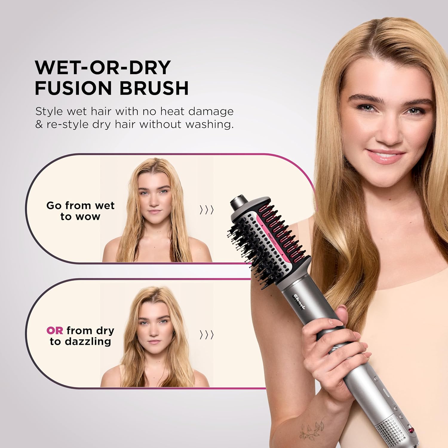 Shark® FlexFusion™ Air & Ceramic System with Air Straightener