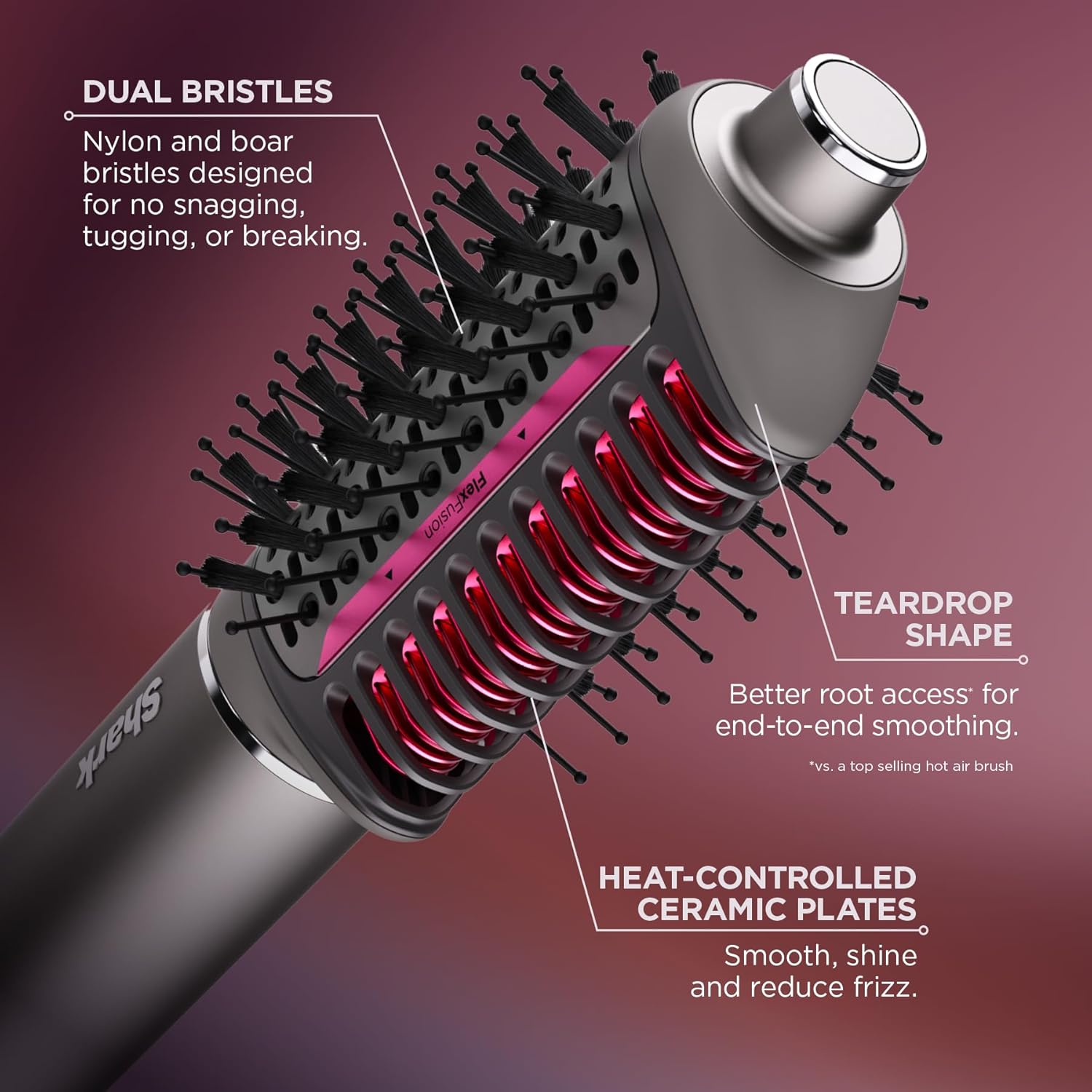 Shark® FlexFusion™ Air & Ceramic System with Air Straightener
