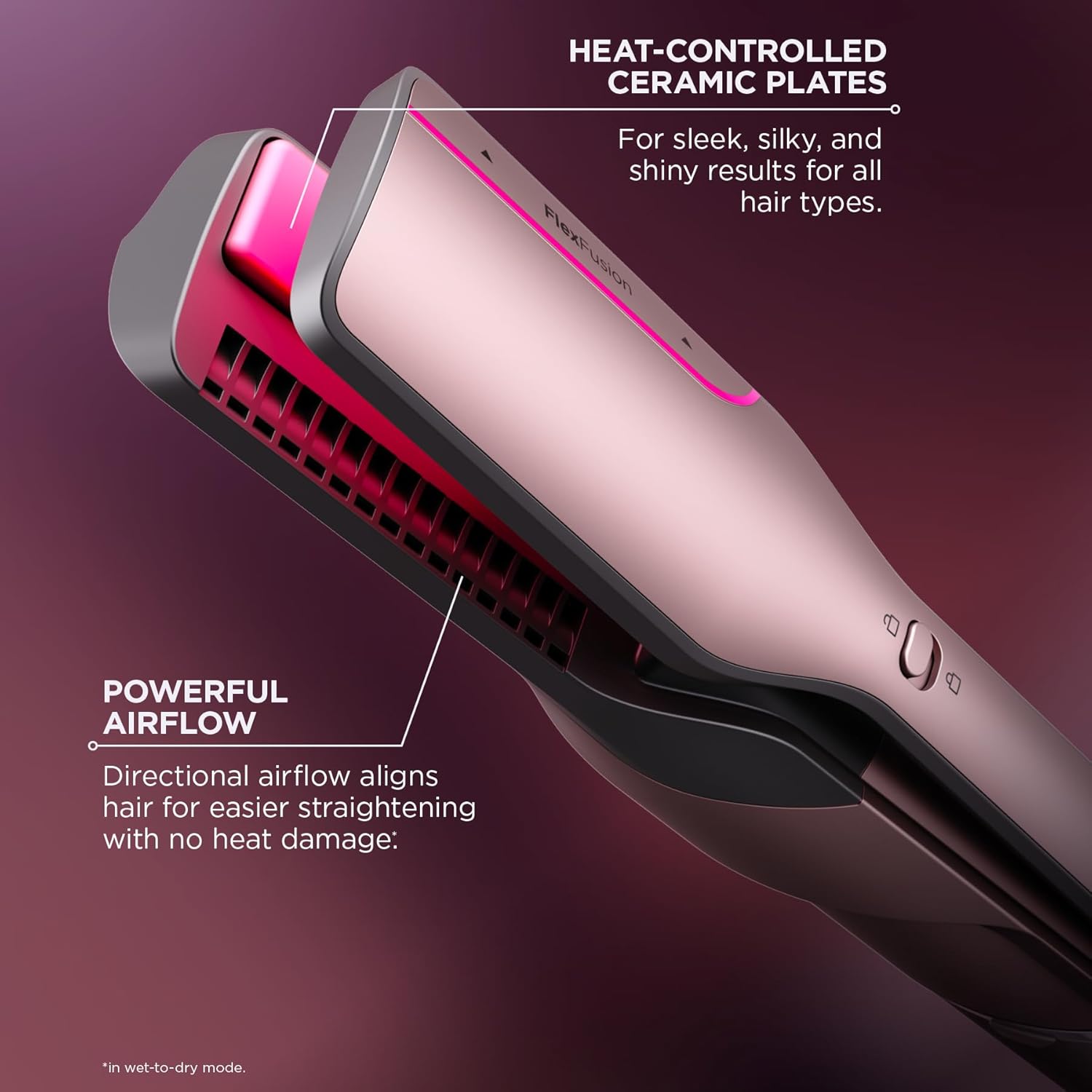 Shark® FlexFusion™ Air & Ceramic System with Air Straightener