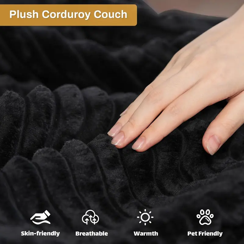 【3 Packs Shipped】[2 Free Pillows] Niccae Large U-Shaped Sectional Sofa